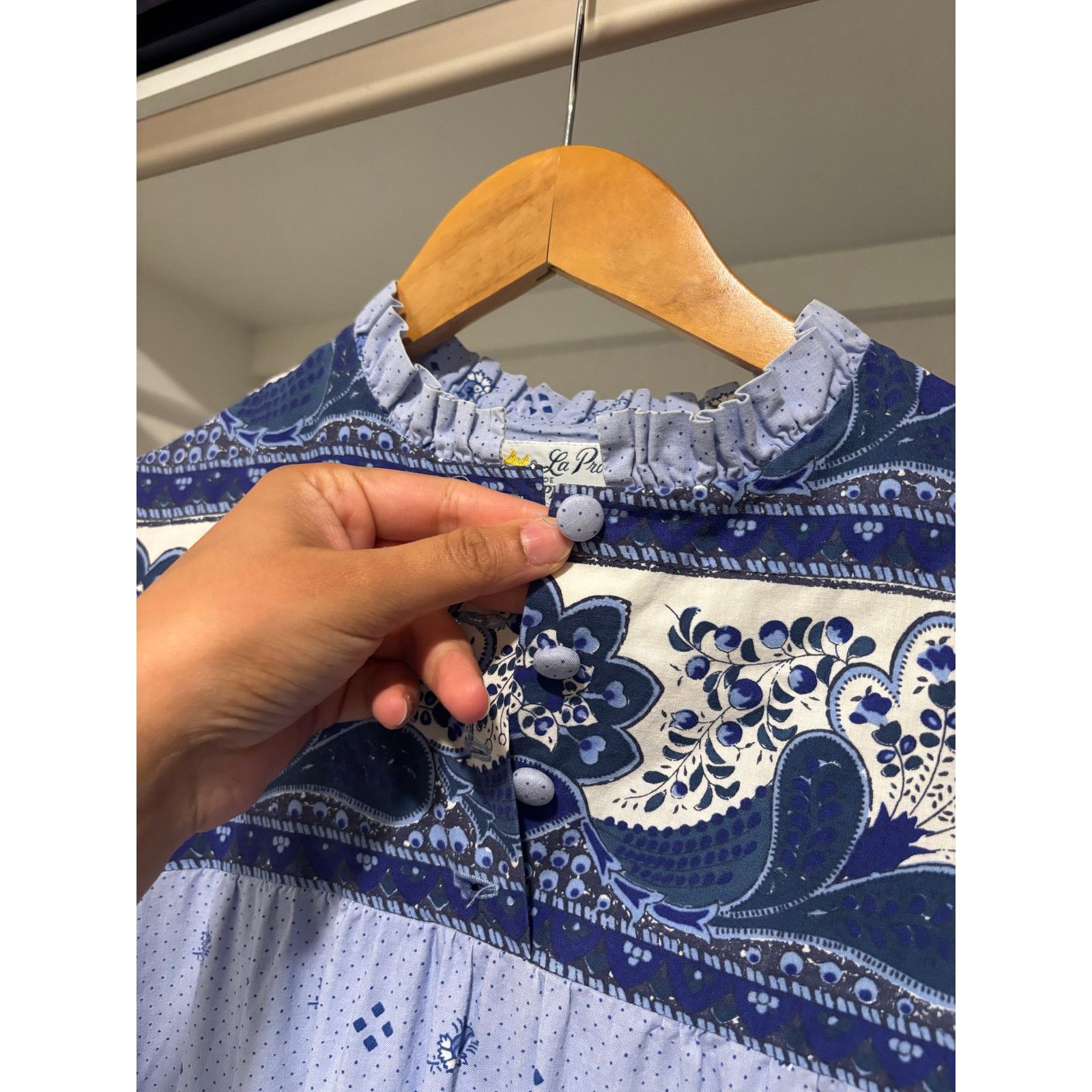 Vintage SOLEADO FOR LA PROVENCE DE PIERRE DEUX Sz Small Size S / US 4 / IT 40 - 3 Thumbnail
