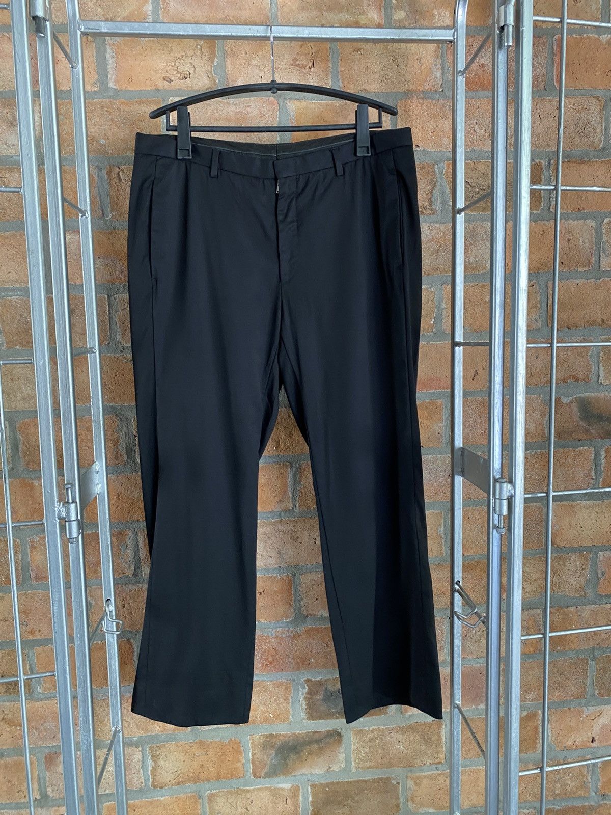 Gucci Gucci Black Tailored Straight-Leg Trousers Size US 38 / EU 54 - 1 Thumbnail