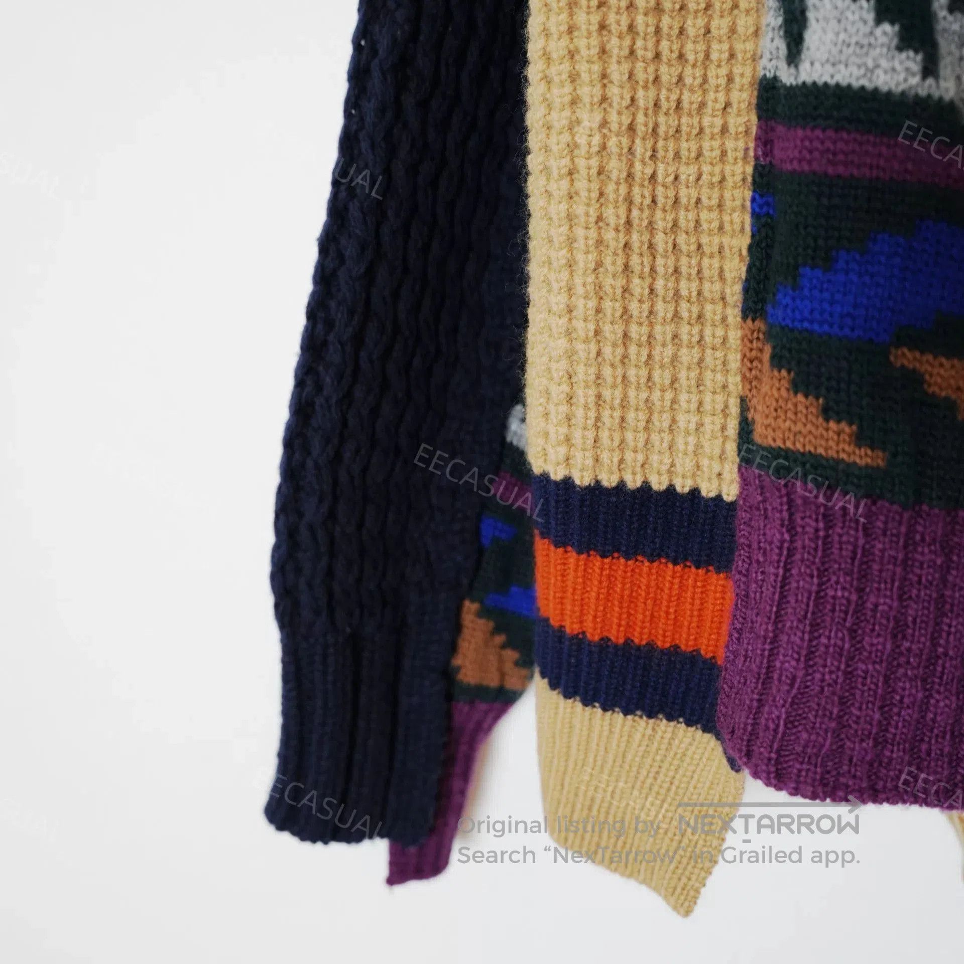 Sacai Sacai Deconstructed Wool Sweater Jacket. Size M / US 6-8 / IT 42-44 - 9 Thumbnail