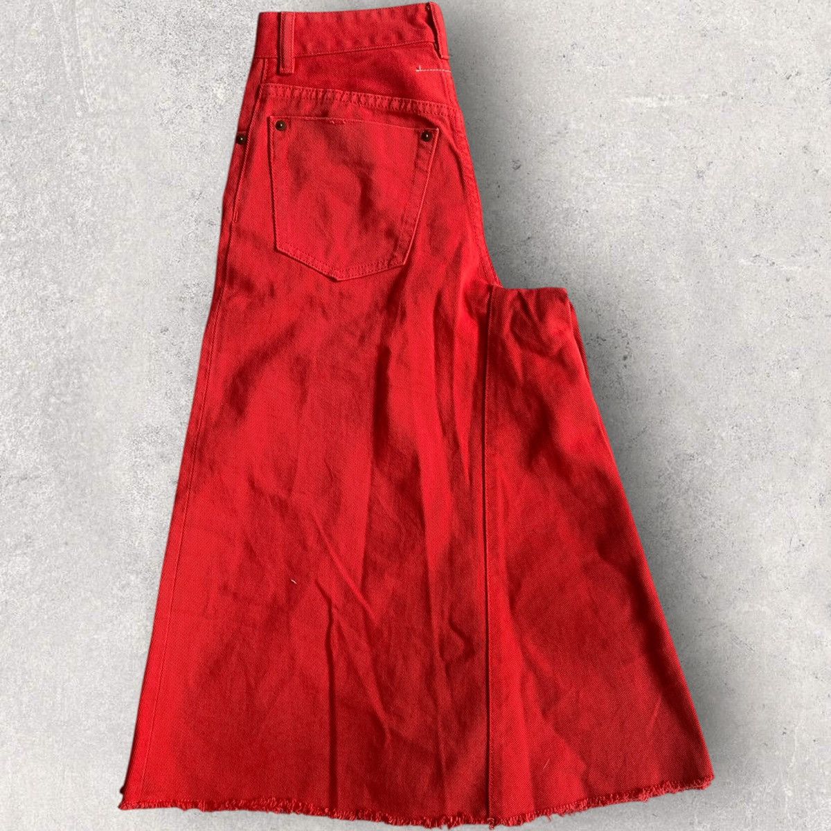 Maison Margiela MM6 Wide Leg Jorts Denim Size 26" / US 2 / IT 38 - 2 Thumbnail