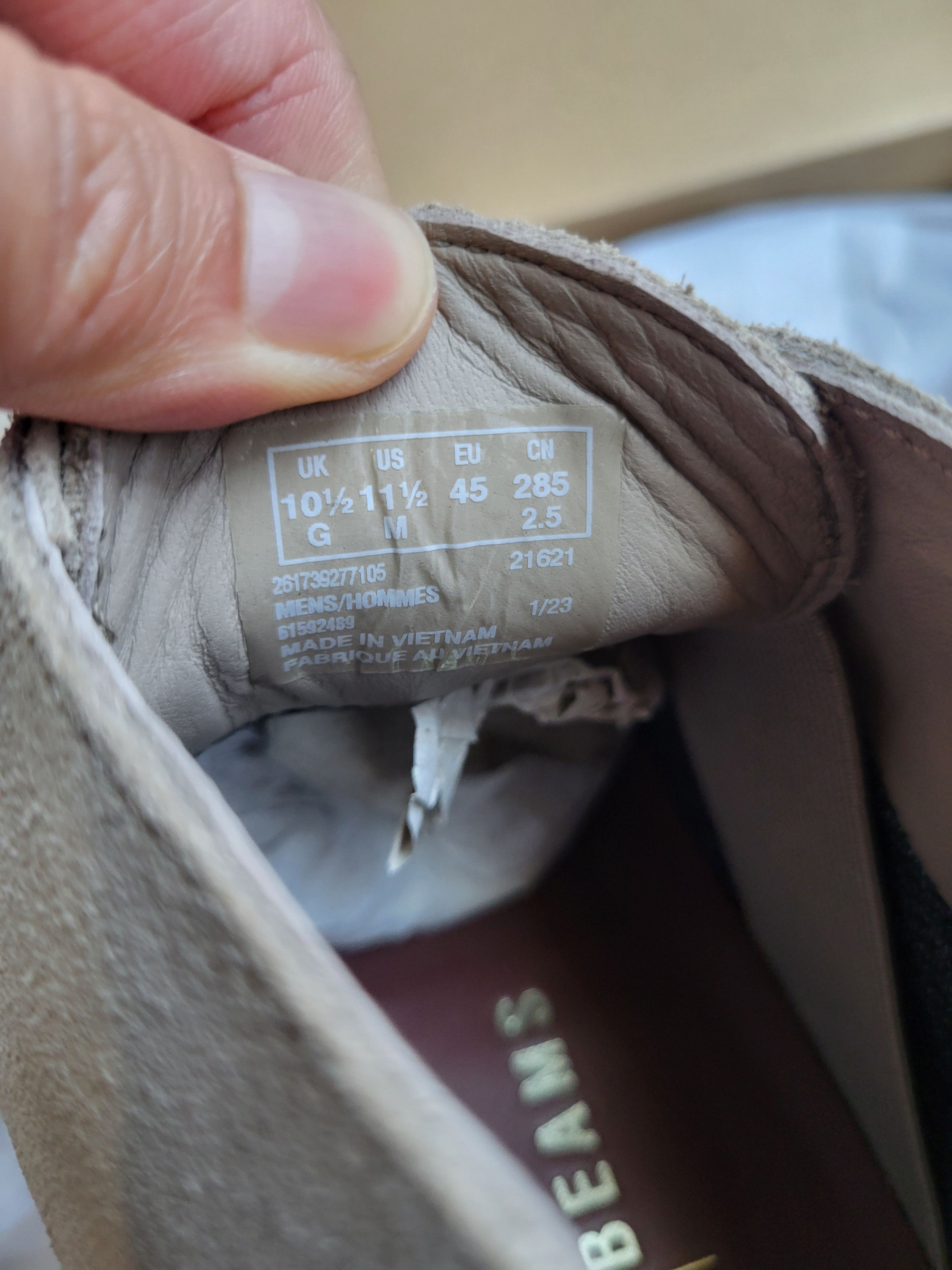 Beams Plus × Clarks × Japanese Brand CLARKS X BEAMS GORE TEX DESERT ROCK SAND size 11.5 Size US 11.5 / EU 44-45 - 9 Thumbnail