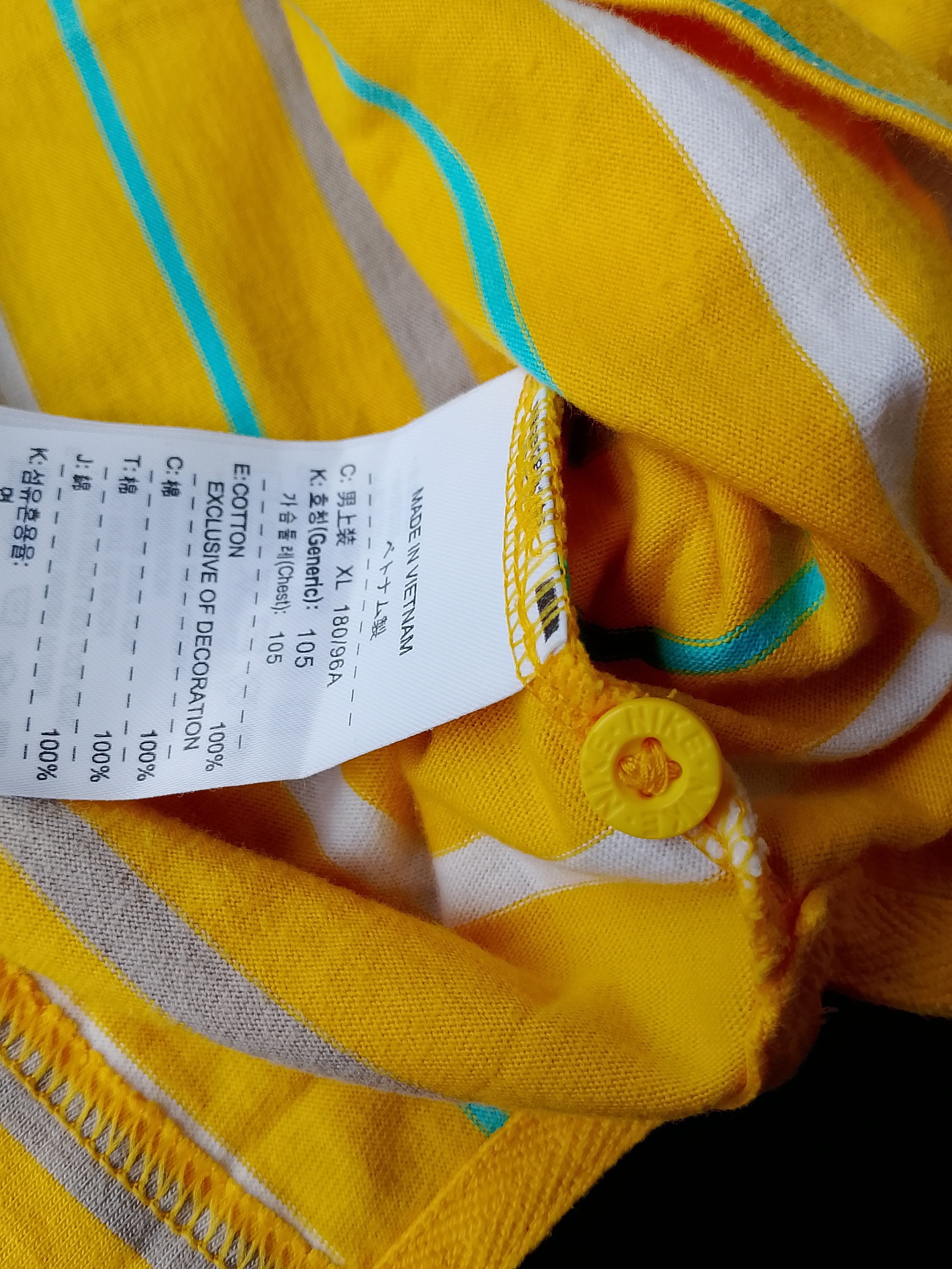 Nike Rare Nike Striped Polo Y2K Retro 00s Skate Grunge Aesthetic Size US XL / EU 56 / 4 - 10 Thumbnail