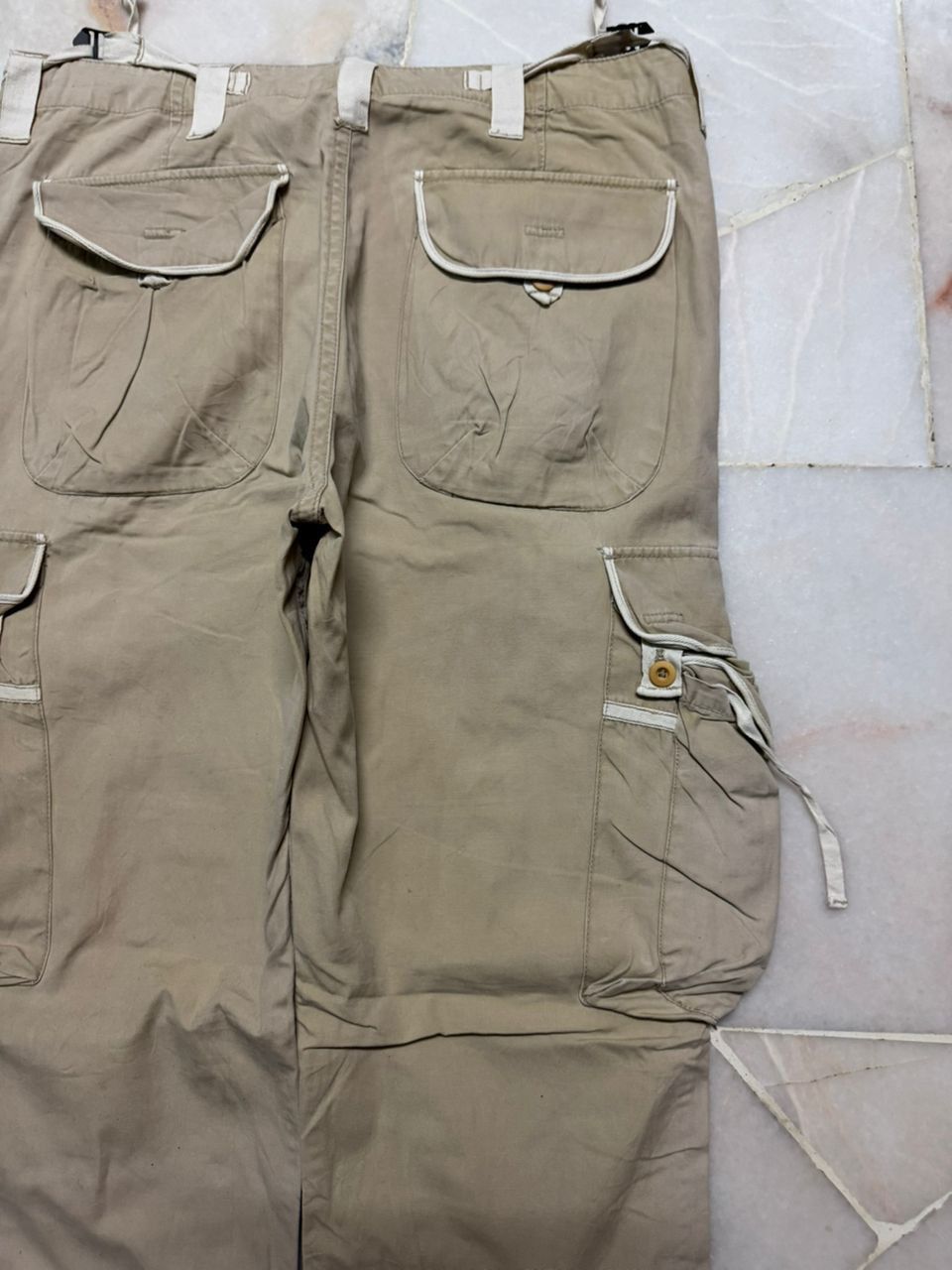 PPFM 💥Insane💥90s Japanese Bondage Parachute Thrashed Faded Cargo Size US 33 - 21 Thumbnail
