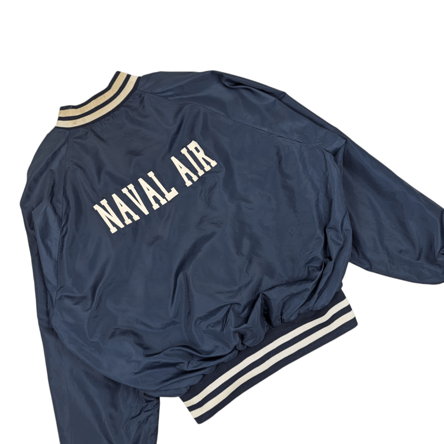 Dunbrooke Vintage NAVAL AIR McLean Baseball Varsity Jacket Size US L / EU 52-54 / 3 - 7 Thumbnail