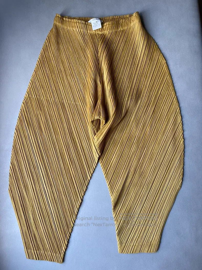 Issey Miyake Issey Miyake Yellow Pants Size 25" / US 0 / IT 36 - 5 Thumbnail