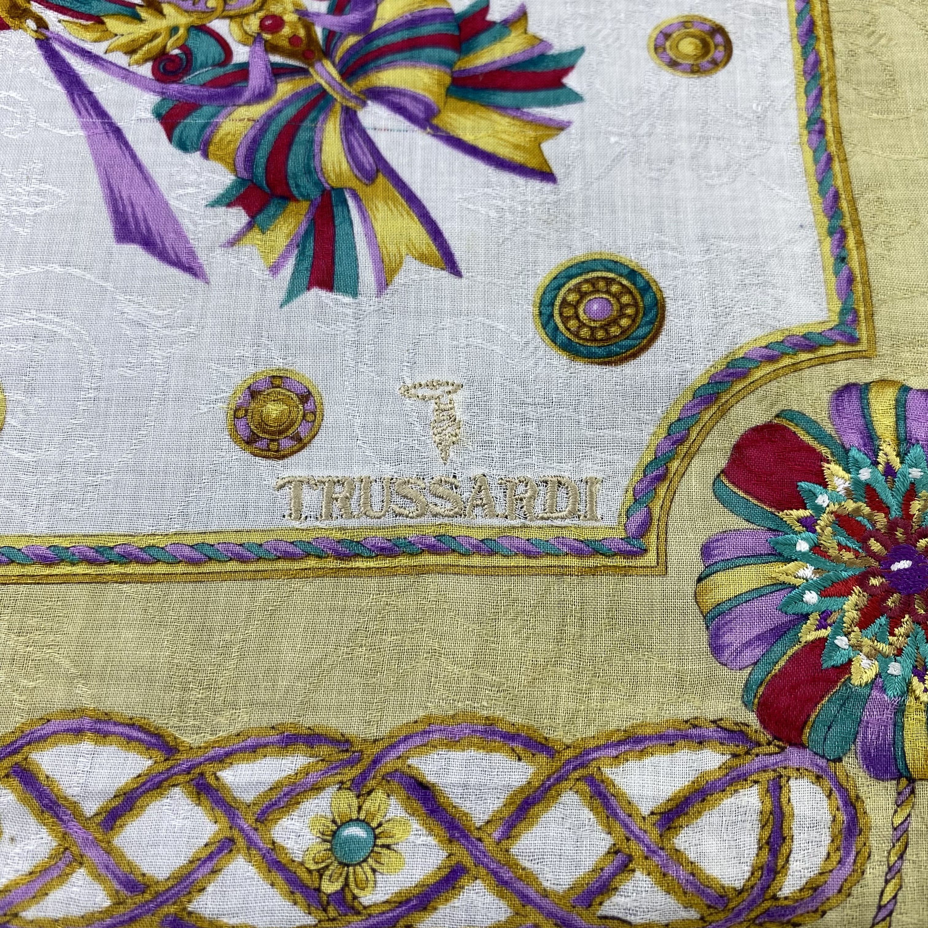 Trussardi Turssardi Handkerchief / Bandana / Neckerchief-B2190 Size ONE SIZE - 7 Thumbnail