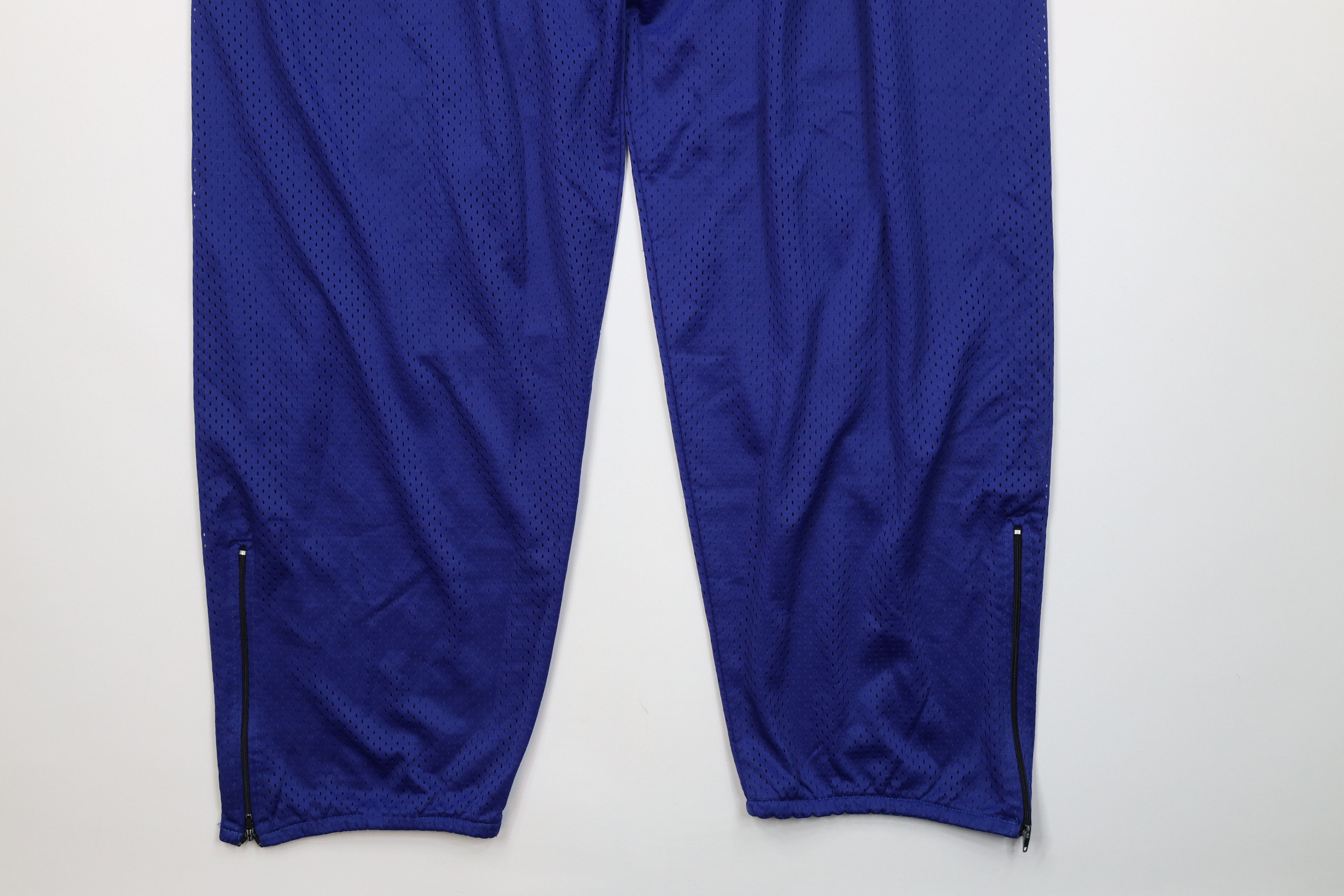Vintage Vintage 90s Streetwear Wide Leg Pants Blue Polyester USA Size US 36 / EU 52 - 5 Thumbnail