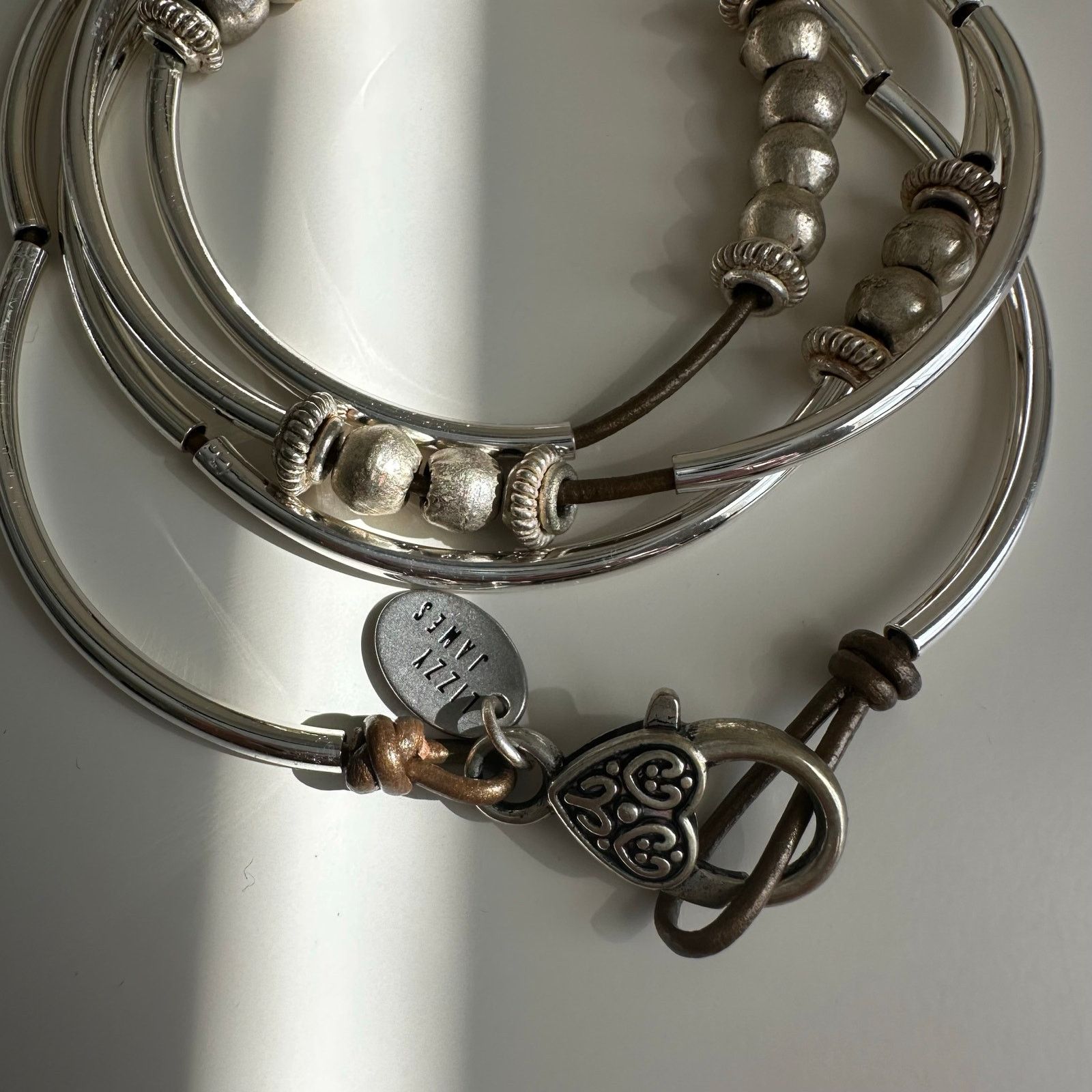 Other Silver Convertible Wrap Bracelet Necklace Lizzy James Size ONE SIZE - 4 Thumbnail