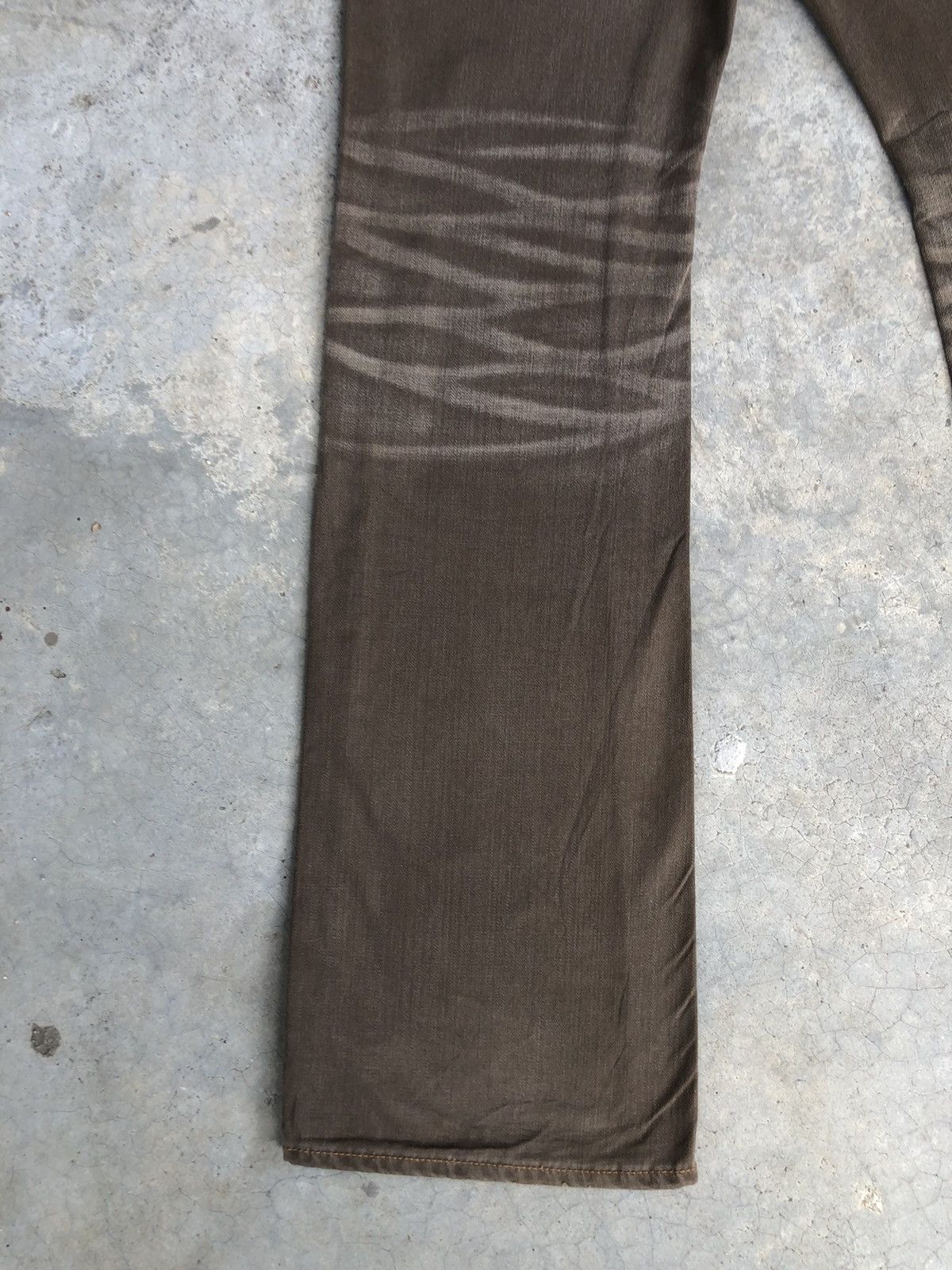 Japanese Brand Y2K BW Flare Jeans Distressed Jeans Size US 30 / EU 46 - 11 Thumbnail