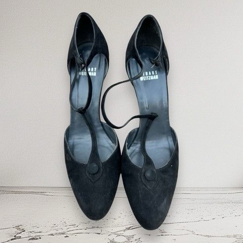 Stuart Weitzman Vintage stuart weitzman Black Tie Satin Heels Shoes Size 8.5 Size US 8.5 / IT 38.5 - 6 Thumbnail