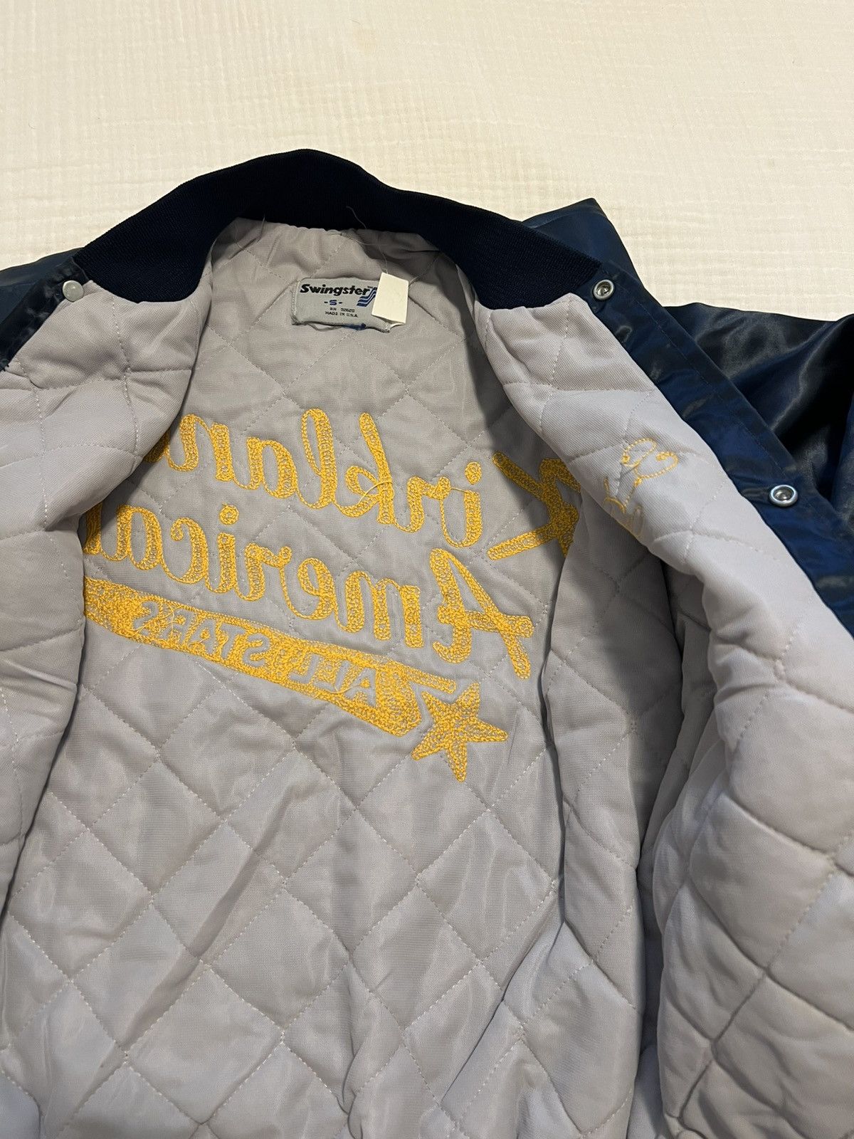 Swingster Vintage Varsity Chainstitch Jacket Kirkland Americans Size US S / EU 44-46 / 1 - 6 Thumbnail