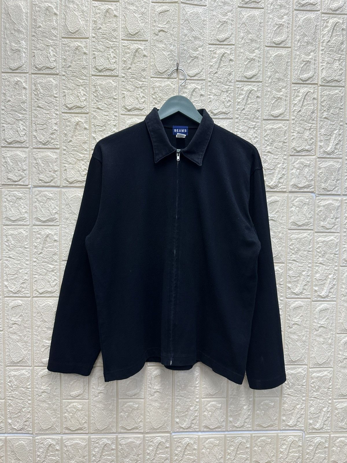 Beams Plus × Vintage Beams Zipper Knitwear Shirt MJ31 Size US S / EU 44-46 / 1 - 1 Thumbnail
