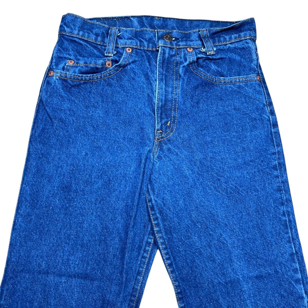 Levi's Vtg 1980s Levi’s 720 Zipper Fly Student USA Blue Denim Pants Size 27" / US 4 / IT 40 - 13 Thumbnail