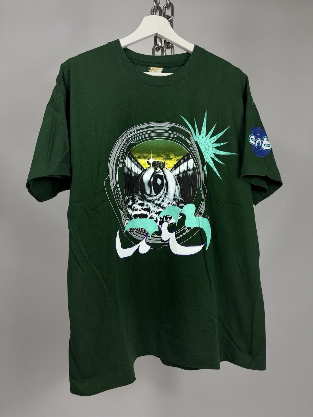 VERY RARE Vintage Orbital Dj Graphic T - Shirt Screen Stars