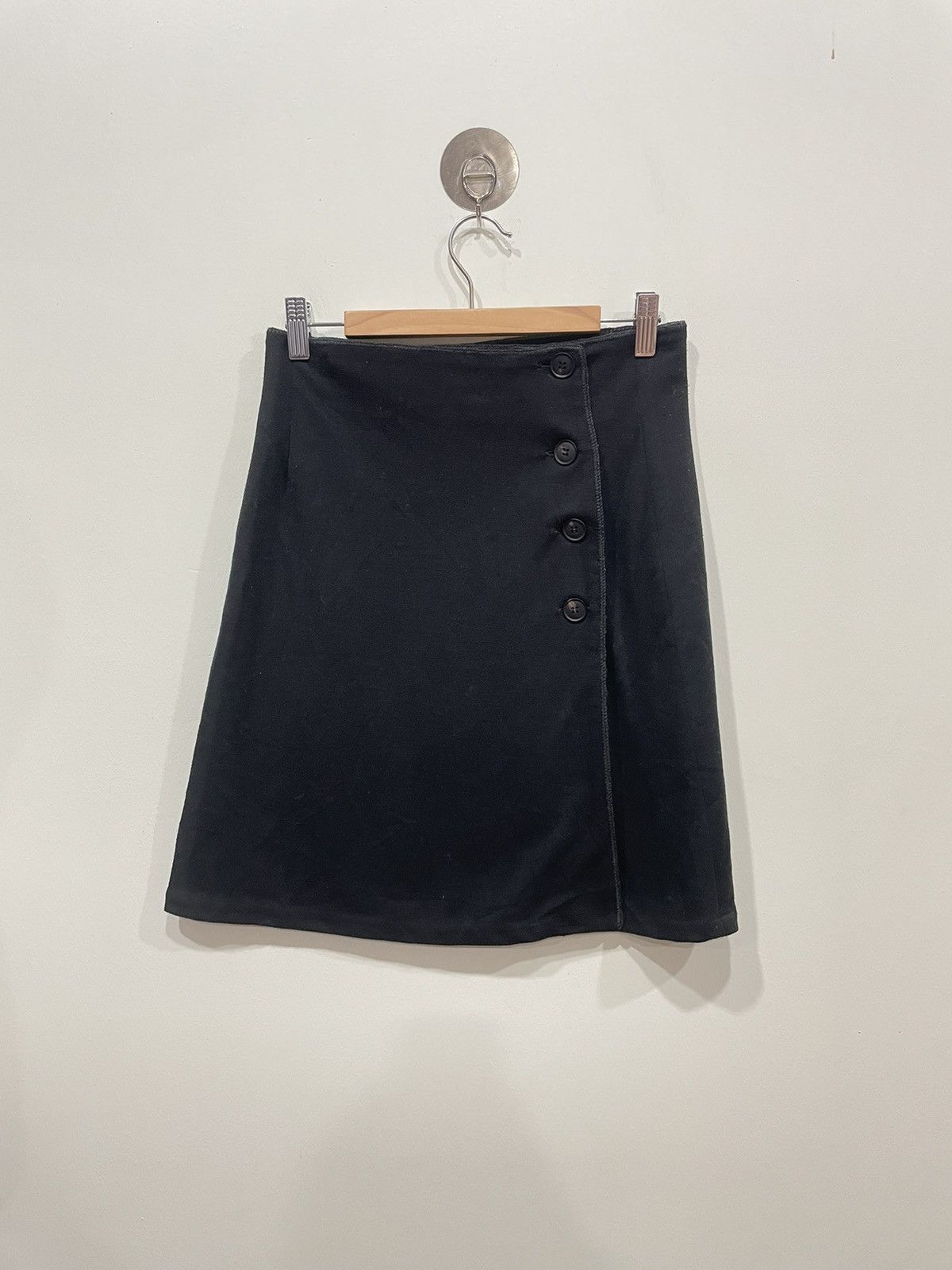 Yohji Yamamoto Y’s Bis Wrap Mini Skirts Size 28" / US 6 / IT 42 - 2 Thumbnail