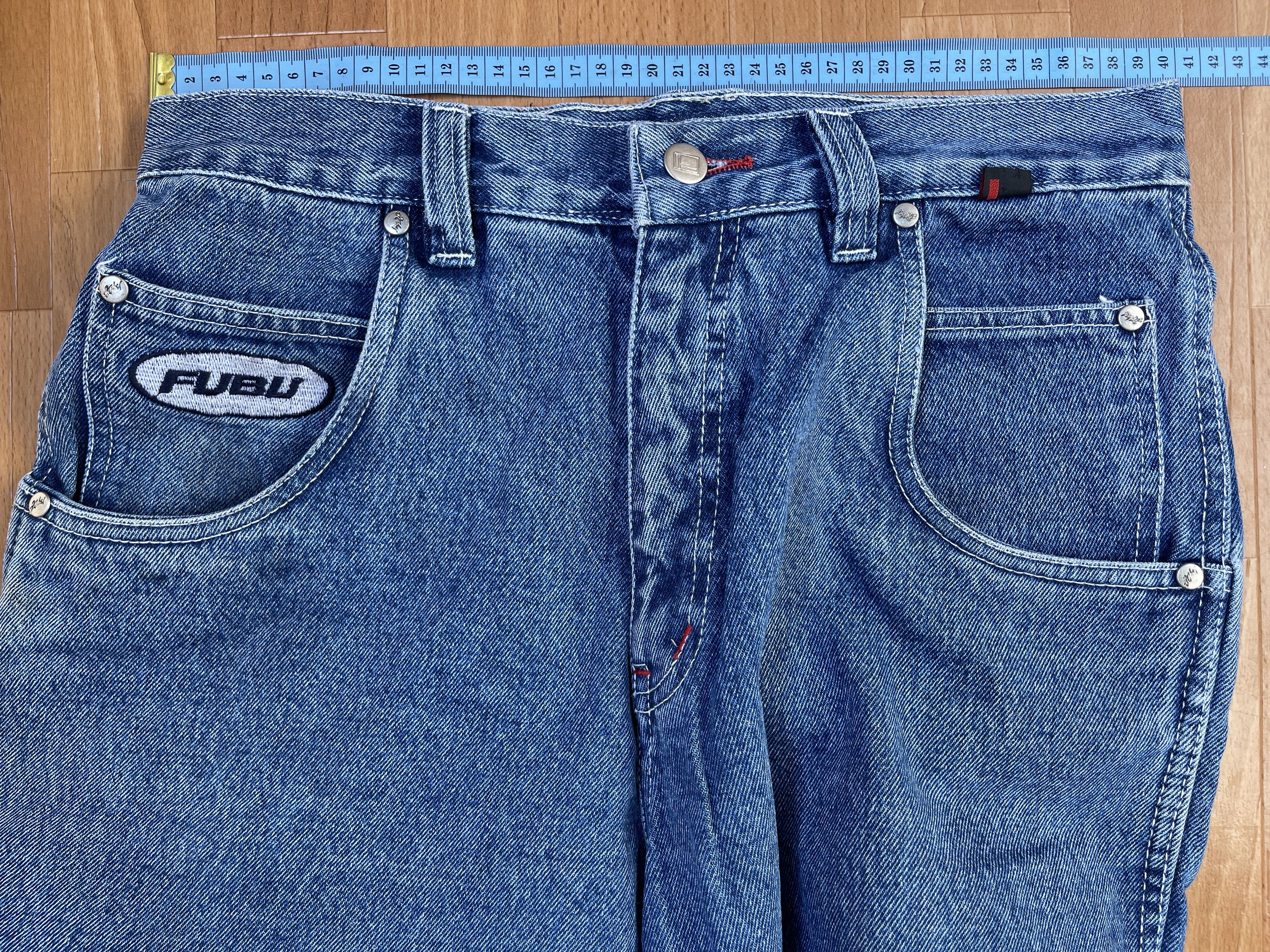 Fubu FUBU jeans, vintage baggy jeans, 90s hip hop skater Y2K 32 Size US 32 / EU 48 - 14 Thumbnail