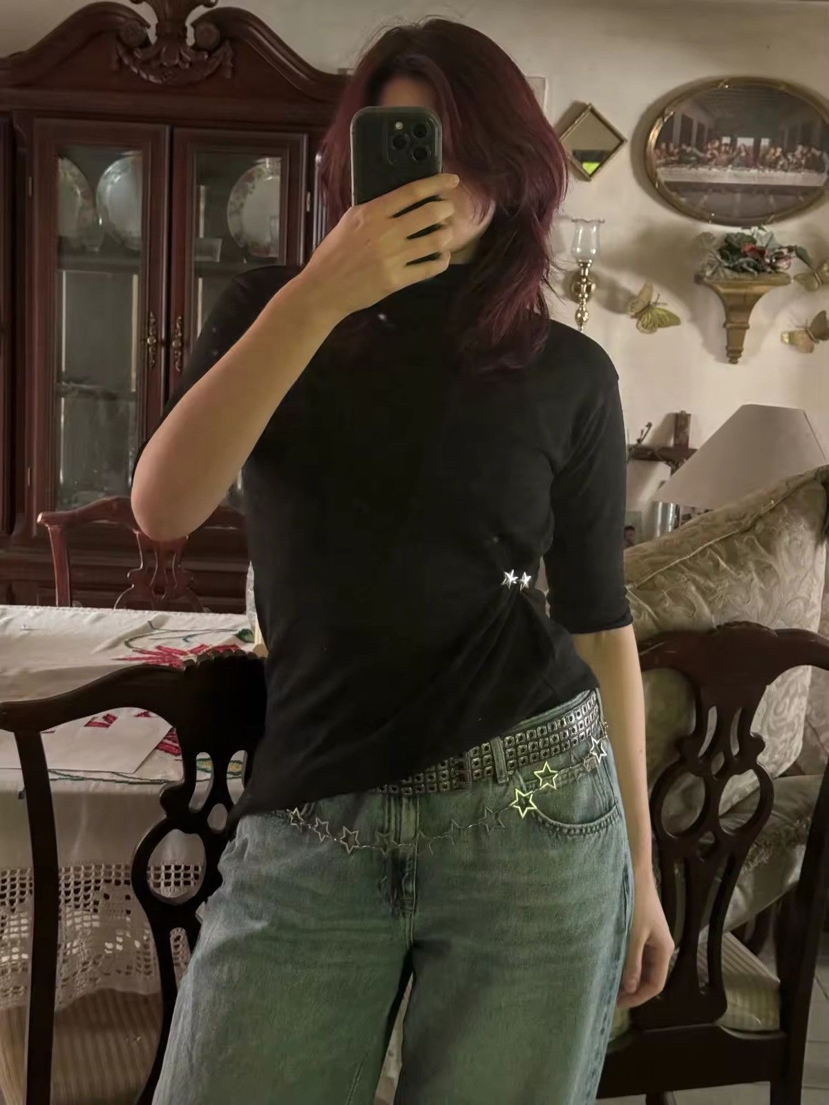 Other Rivet Belt For Men And Women Size ONE SIZE - 7 Thumbnail