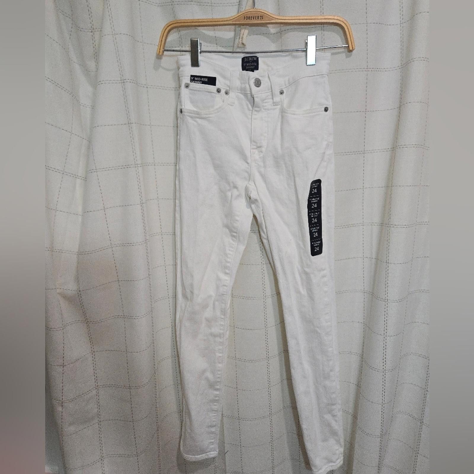 J.Crew J Crew 9" Mid-Rise Skinny Jean in Signature Stretch Size 24" / US 00 / IT 34 - 3 Thumbnail