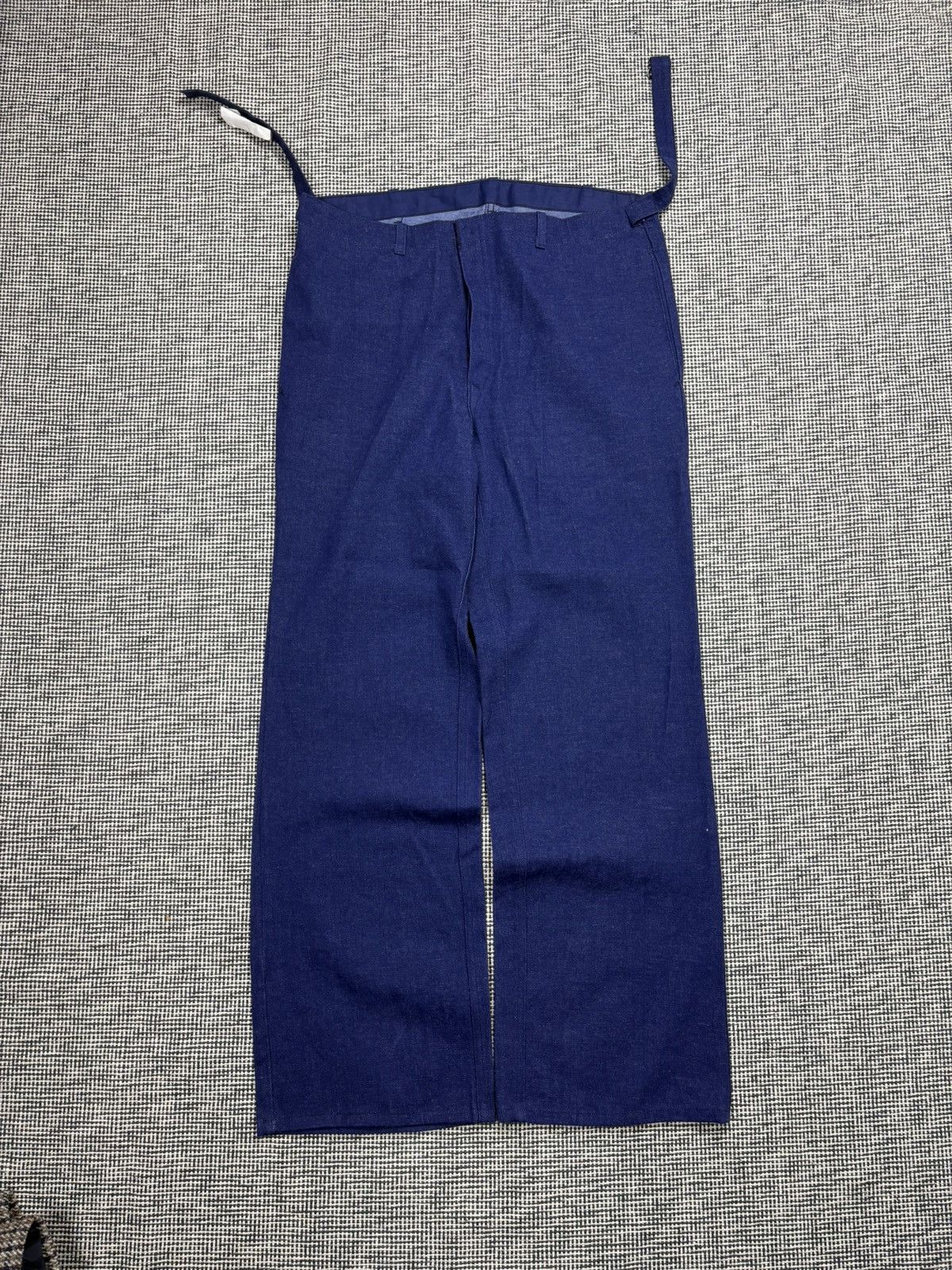 Vintage 70s dswt French chore work baggy pants utility rare Size US 34 / EU 50 - 2 Thumbnail