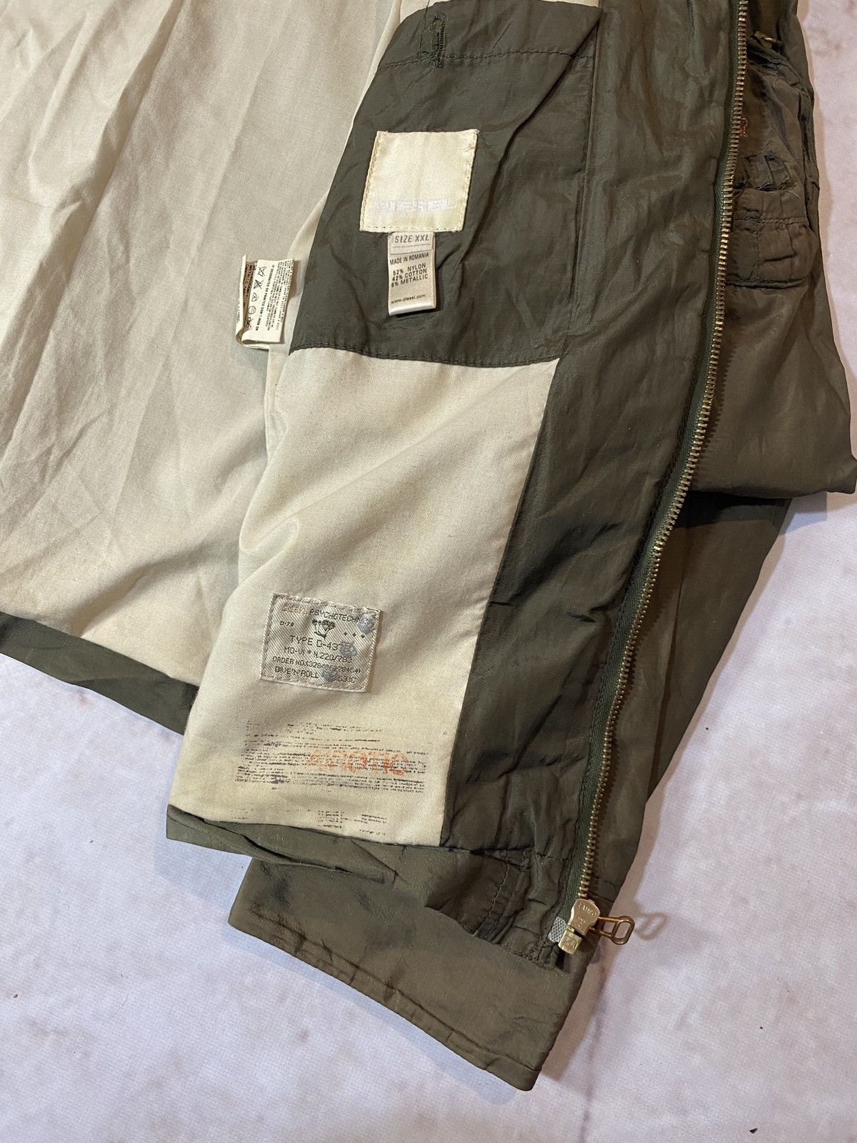 Japanese Brand Archival Diesel Multipocket Bomber Jacket Size XXL / US 16-18 / IT 52-54 - 6 Thumbnail