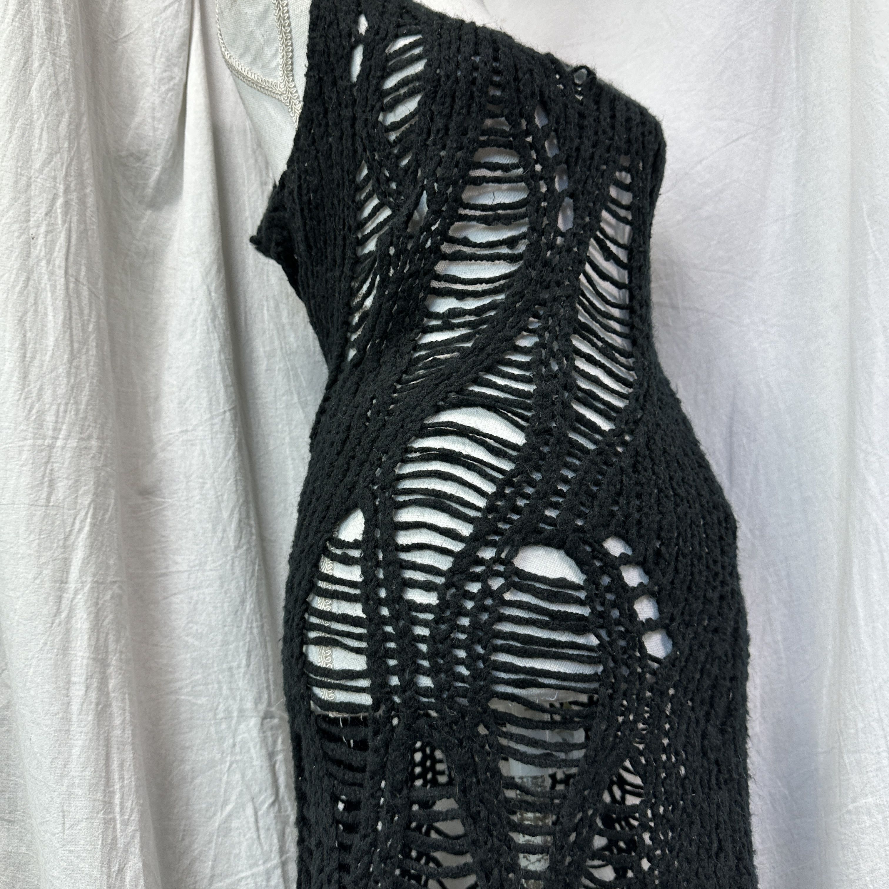 Miss Sixty Vintage Miss Sixty Crochet Distressed 00s Dress Size L / US 10 / IT 46 - 6 Thumbnail