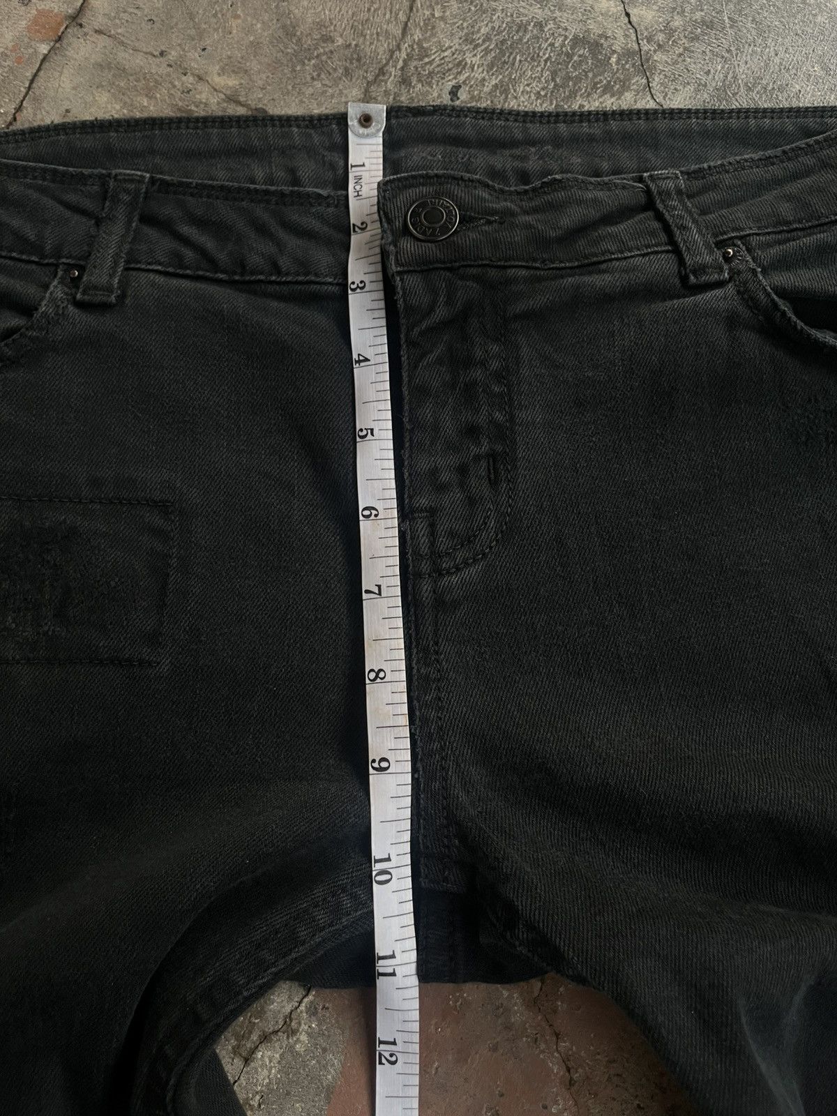 Isamu Katayama Backlash ZADIG & VOLTAIRE PATTERN BREAK PATCH WORK PANTS DENIM JEANS Size US 30 / EU 46 - 16 Thumbnail