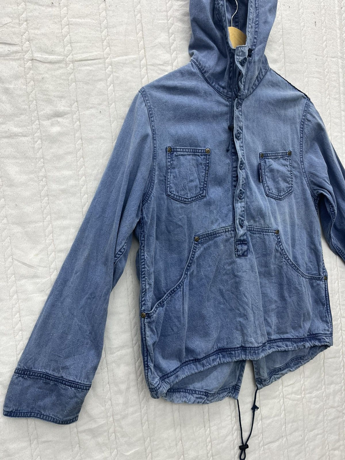 Hai Sporting Gear VTG HAI SPORTING GEAR ANORAK DENIM JACKET Size M / US 6-8 / IT 42-44 - 2 Thumbnail