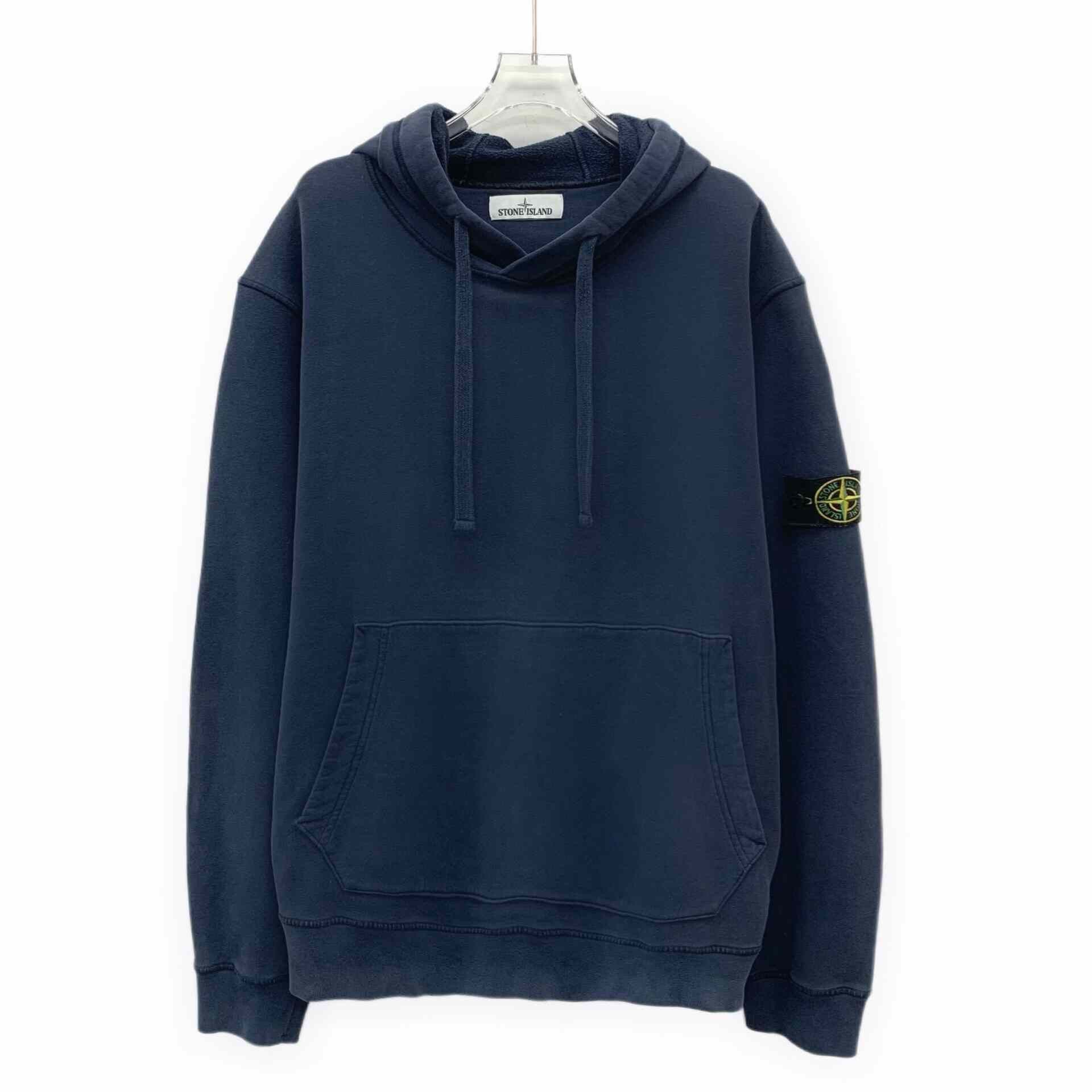 Stone Island Stone Island Blue Hoodie XL Men Size US XL / EU 56 / 4 - 1 Thumbnail