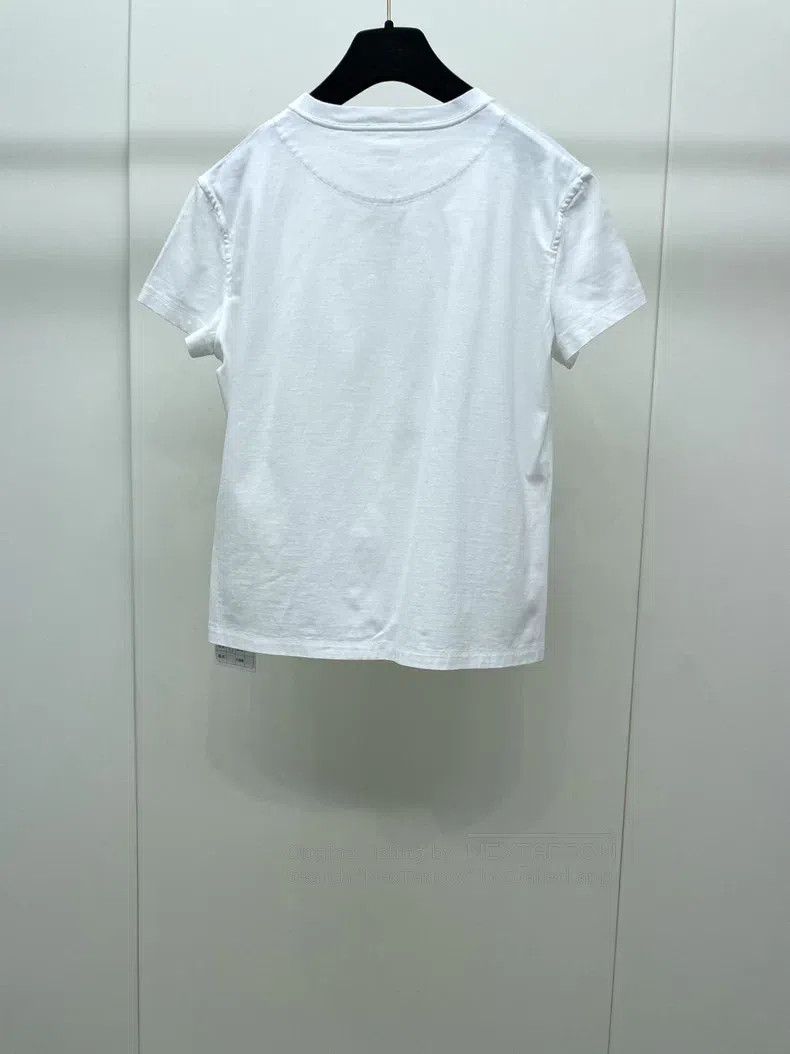 Hermes Hermes Clearance White Short Sleeve T-Shirt Size XS / US 0-2 / IT 36-38 - 2 Thumbnail