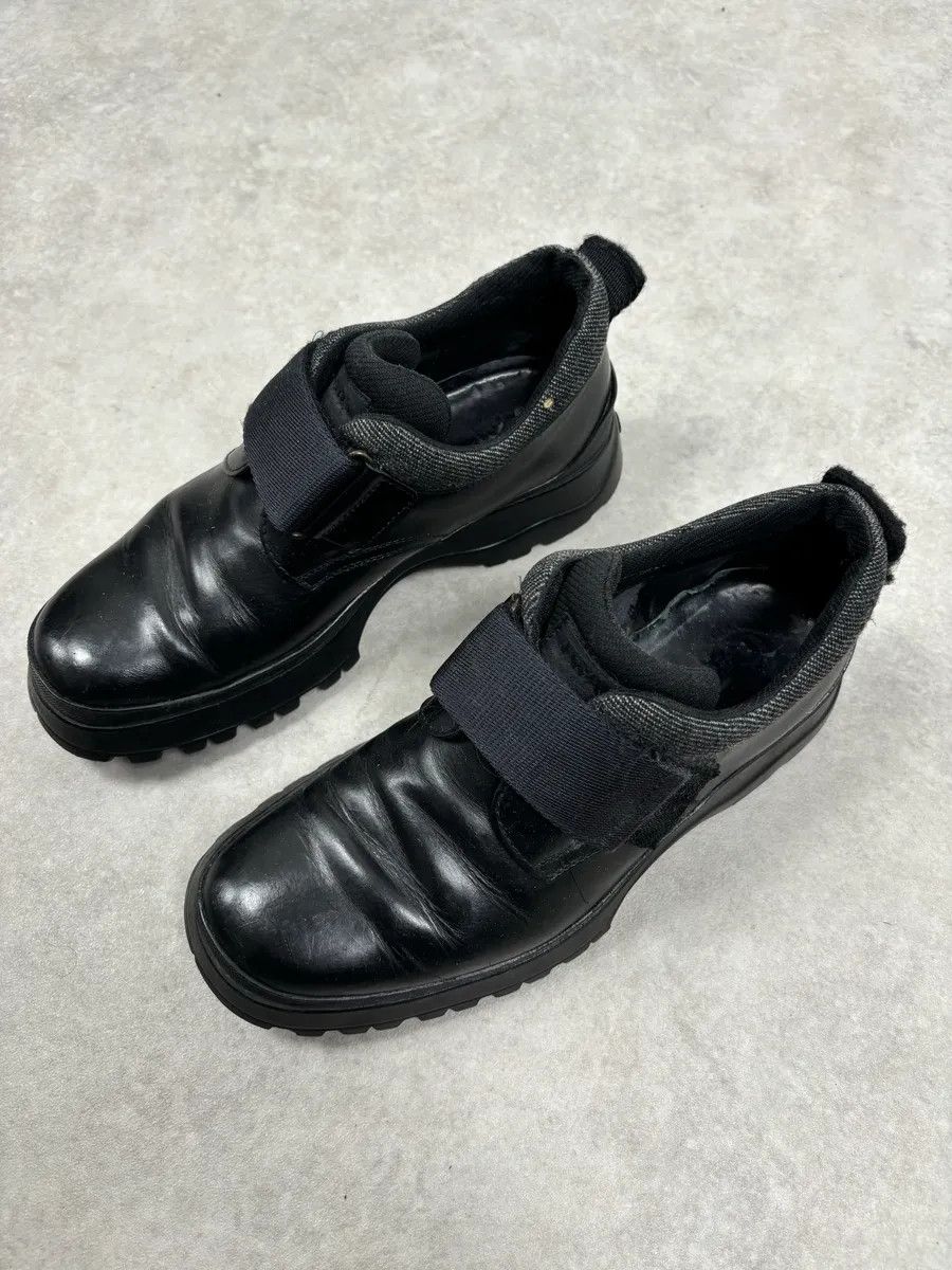 Prada 2000s Prada Black Loafer Velcro Leather Boots Size US 9.5 / EU 42-43 - 3 Thumbnail