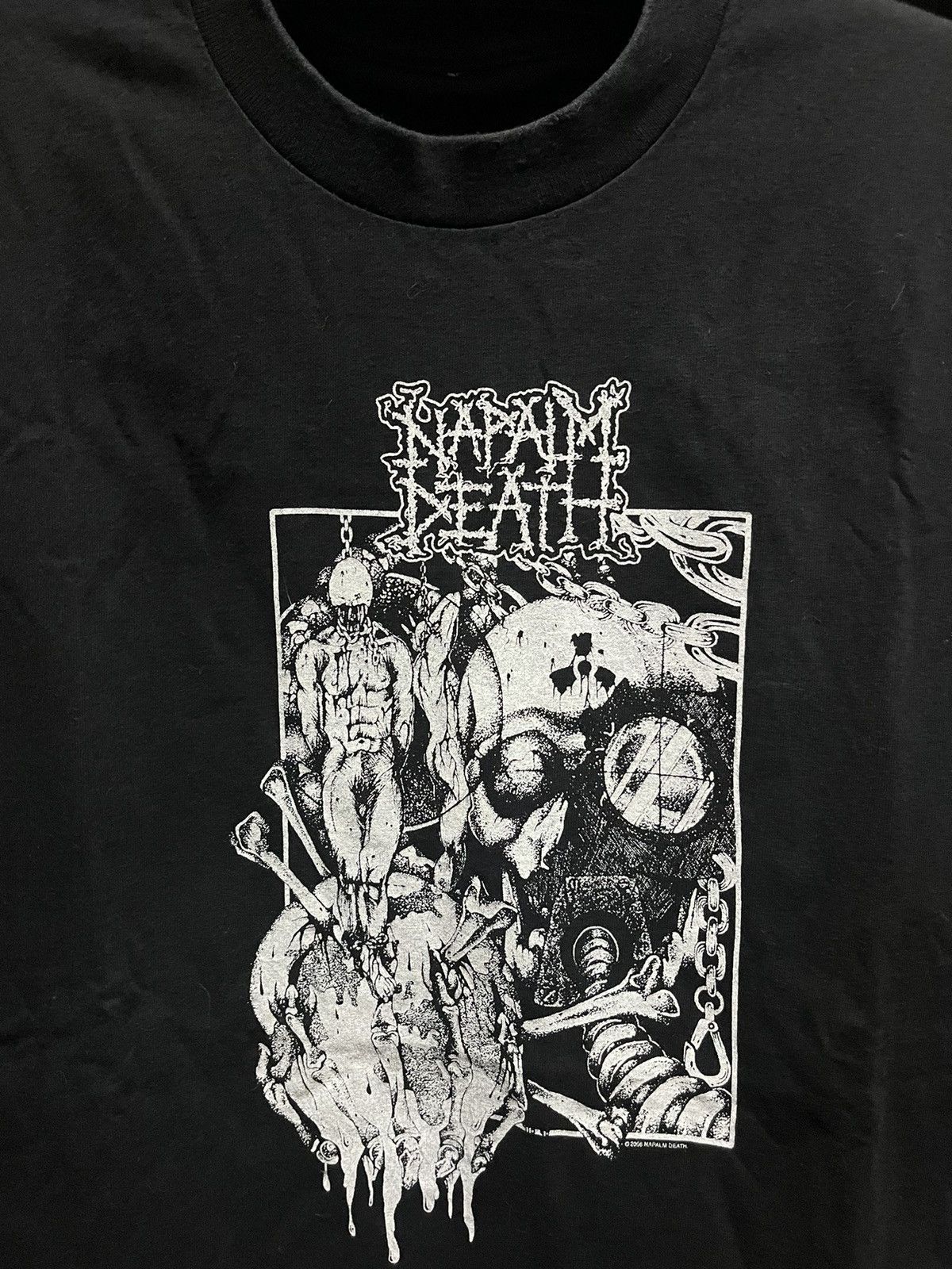 Band Tees Napalm Death Grindcore Death Metal Band Tee 2006s Size US XL / EU 56 / 4 - 3 Thumbnail