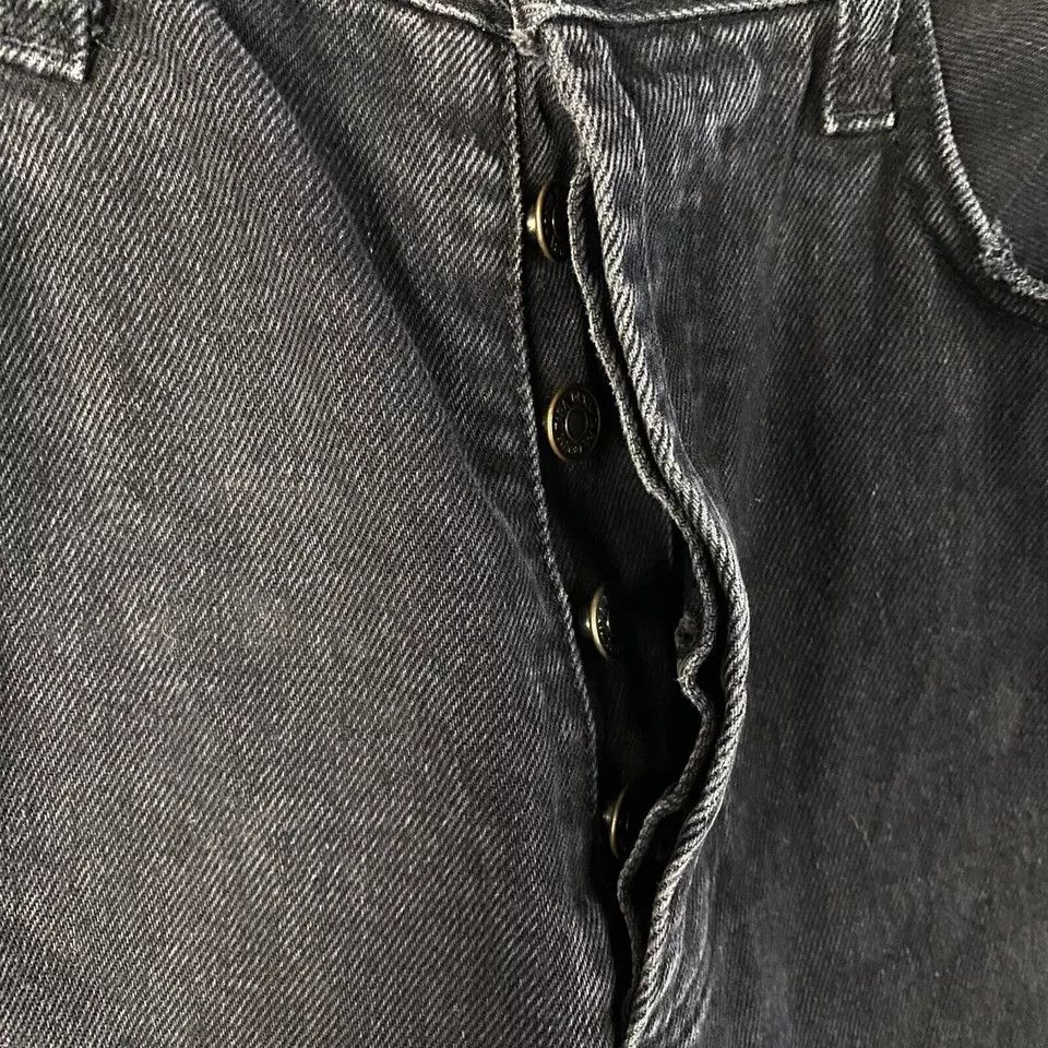 Zara Zara Mom Jeans Women's Size 6 Denim Button Fly Charcoal Gray Size 28" / US 6 / IT 42 - 3 Thumbnail