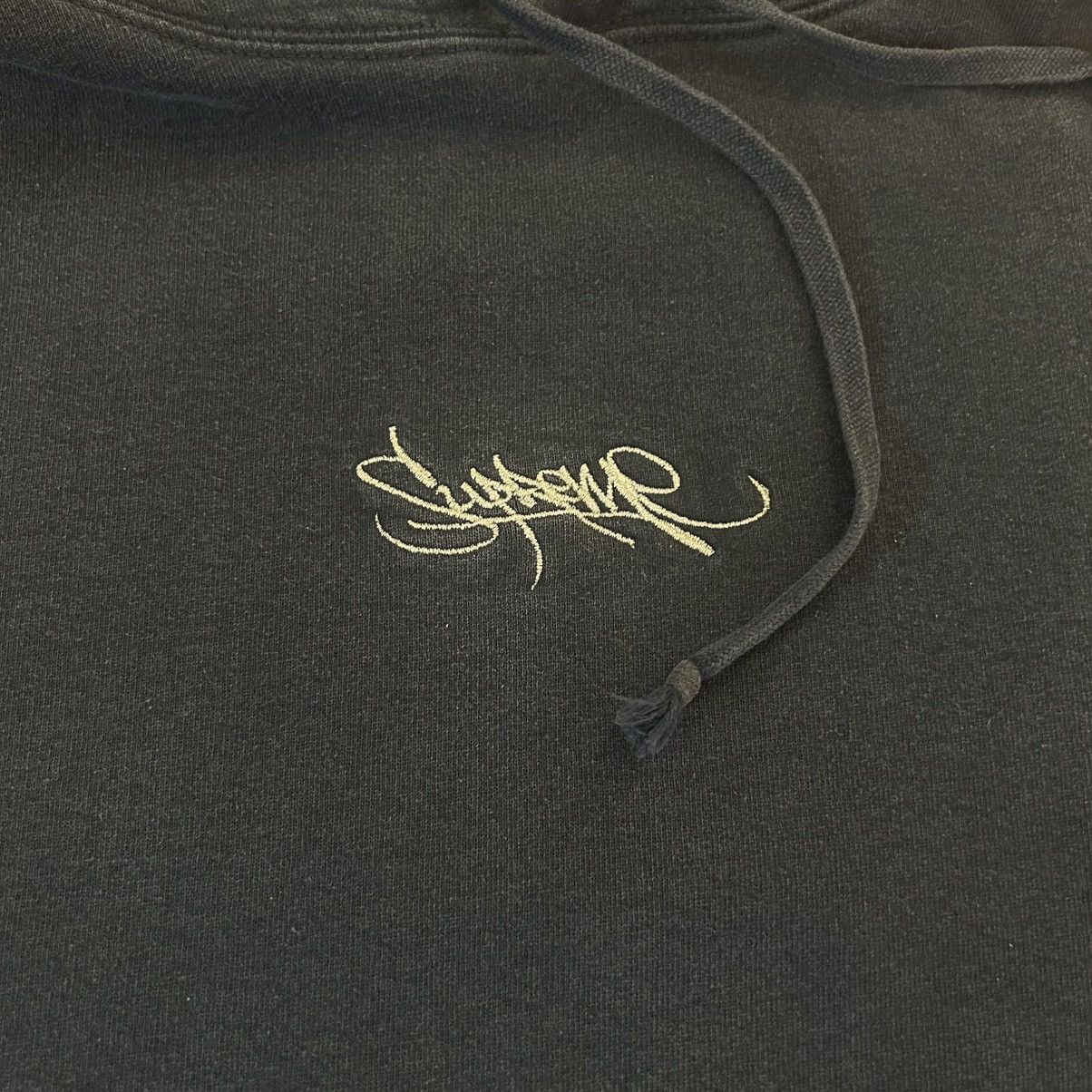 Supreme Supreme Tag Logo Hooded Sweatshirt Navy Medium Size US M / EU 48-50 / 2 - 2 Thumbnail