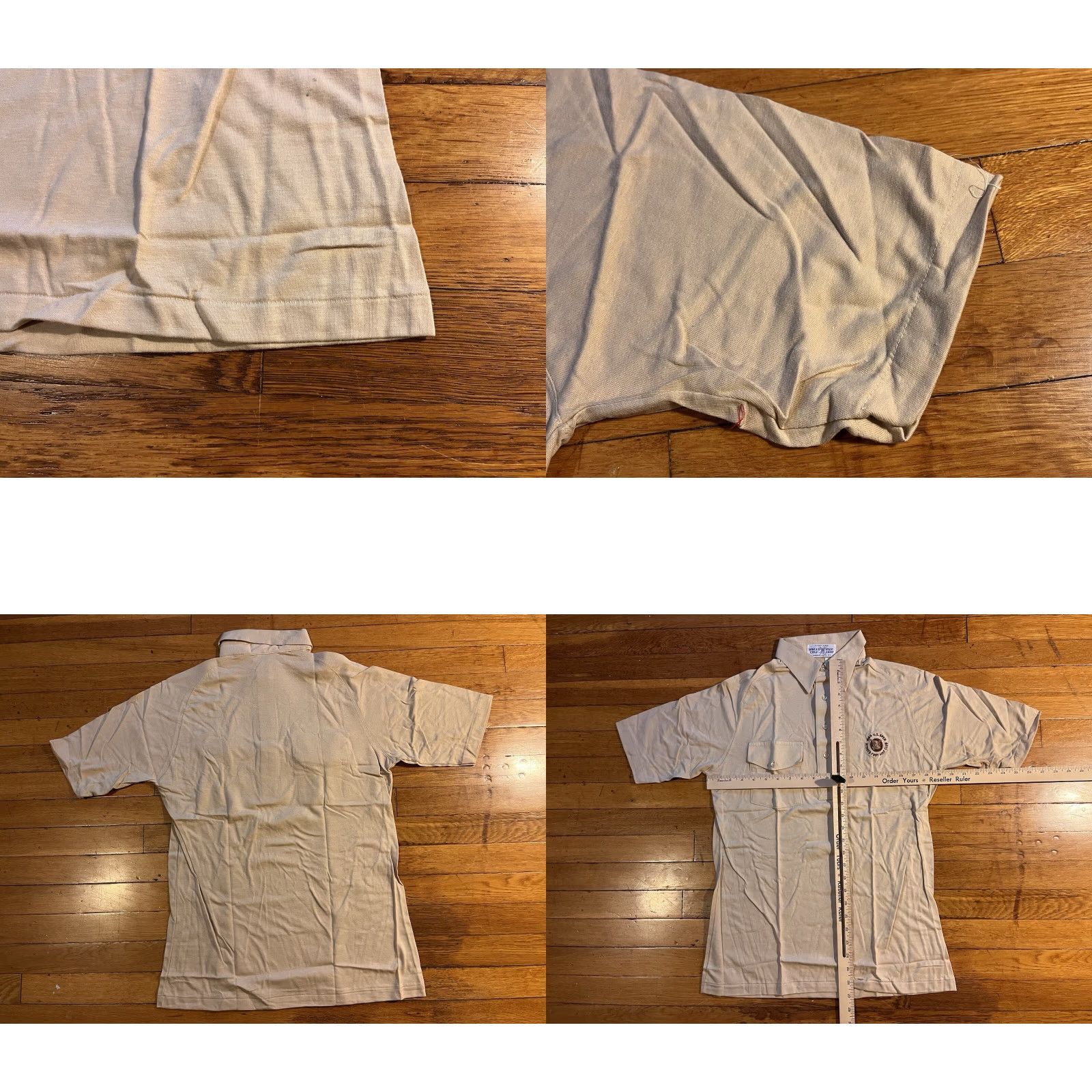 Vintage VINTAGE Winged Foot Golf Shop 1984 US Open Custom Made Polo Shirt Men’s M Beige Polo Shirt Men’s M Beige Golf Logo 80s Retro Size US M / EU 48-50 / 2 - 8 Thumbnail