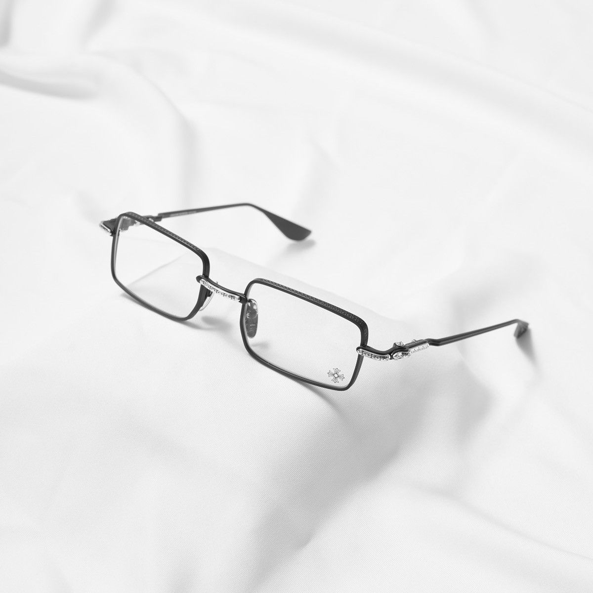 Chrome Hearts CHROME HEARTS BUCKLE RIDER MATTE BLACK GLASSES Size ONE SIZE - 1 Thumbnail