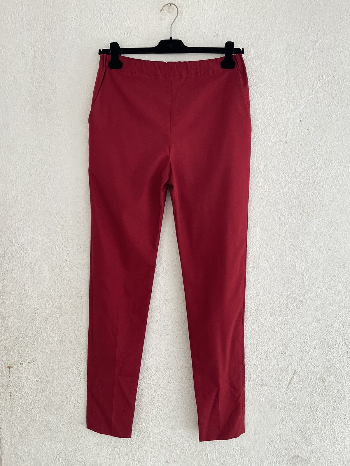 Marni Marni Red Pants Virgin Wool Size 28" / US 6 / IT 42 - 1 Thumbnail