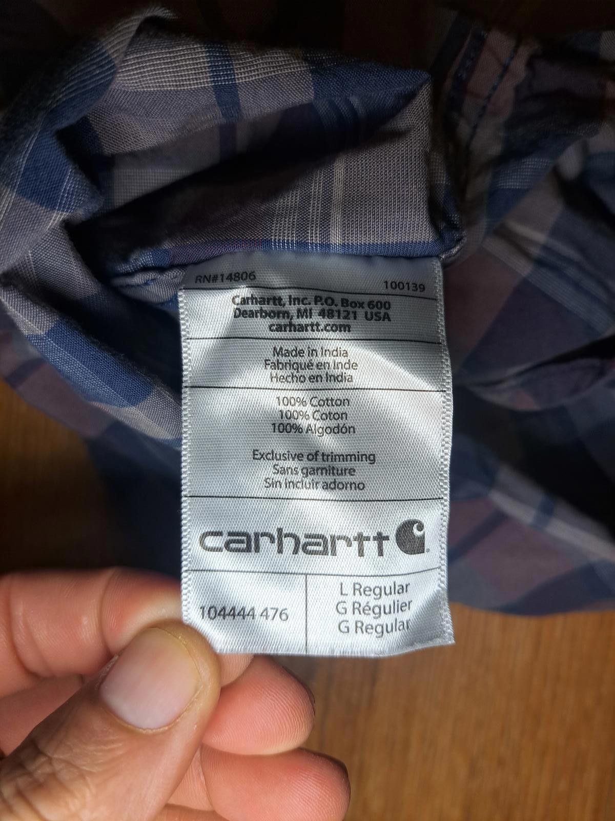 Carhartt Carhartt Button Up Shirt Large Multicolor Plaid Cotton Size US L / EU 52-54 / 3 - 4 Thumbnail