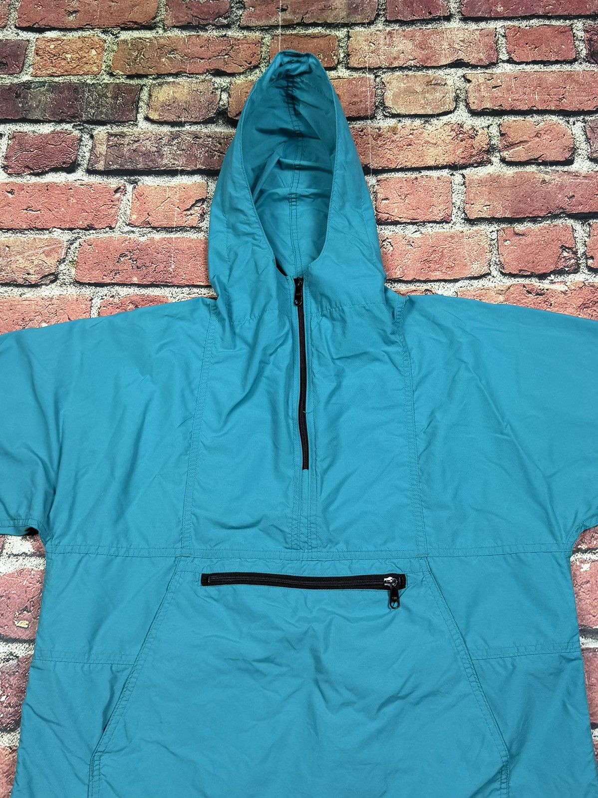 L.L. Bean Vintage 90s LL Bean Teal Nylon Anorak Windbreaker USA 2260 Size L / US 10 / IT 46 - 5 Thumbnail