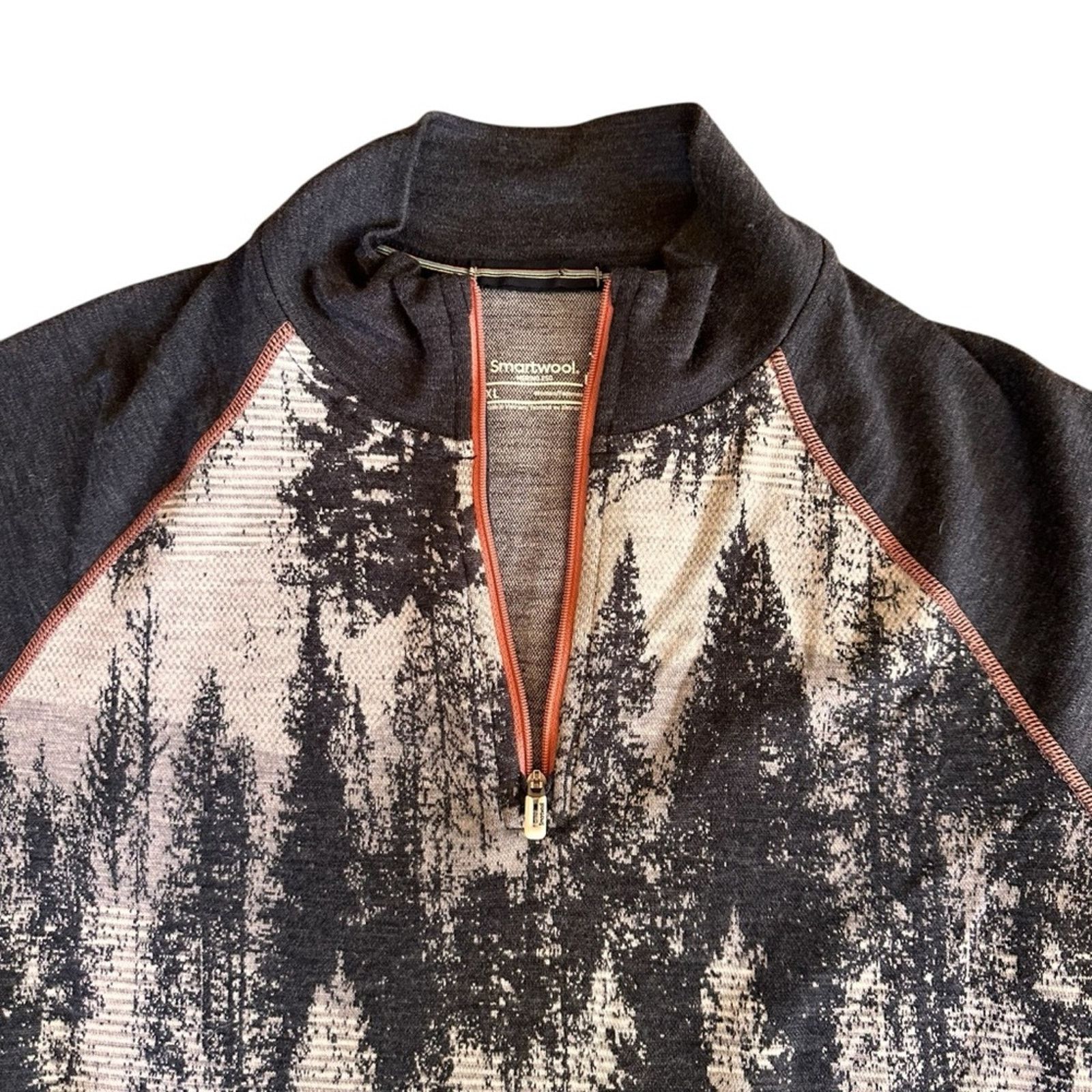 Smartwool Smartwool Merino 250 Baselayer 1/4 Zip – Gray – Size XL Size XL / US 12-14 / IT 48-50 - 3 Thumbnail
