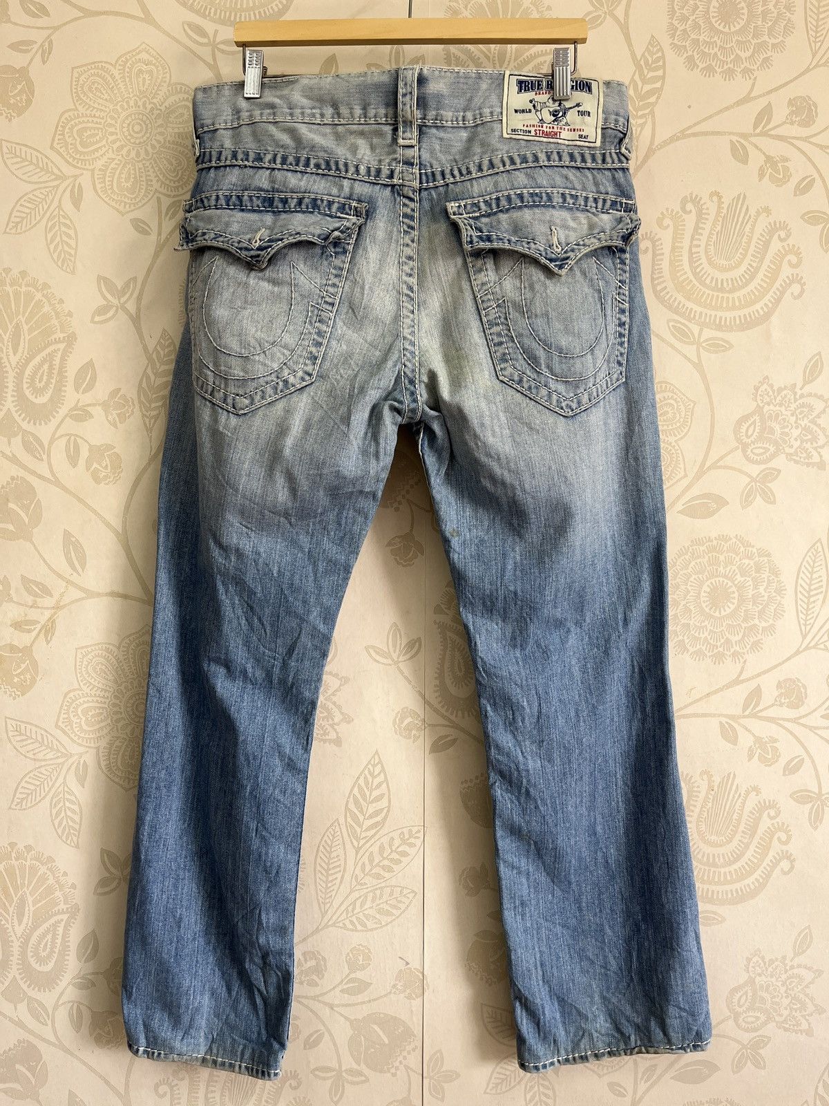 True Religion Thrashed True Religion Denim Jeans Straight Size US 34 / EU 50 - 2 Thumbnail