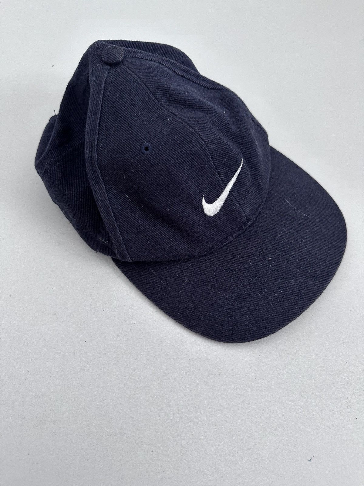 Nike Nike Vintage Cap Hat Swoosh Blue Size ONE SIZE - 2 Thumbnail