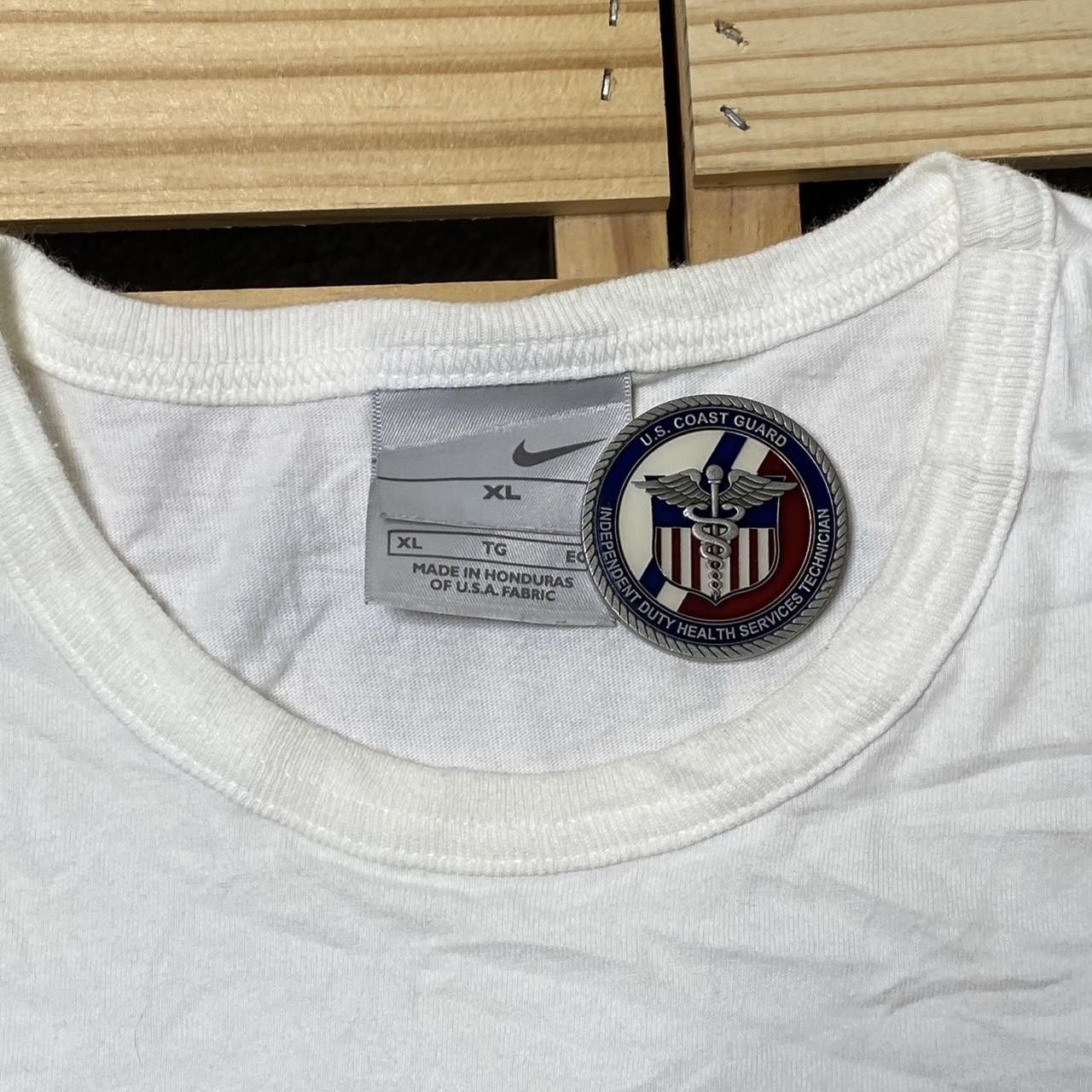 Nike Vintage Nike Lance Armstrong White Ringer Tee Size XL Size US XL / EU 56 / 4 - 3 Thumbnail