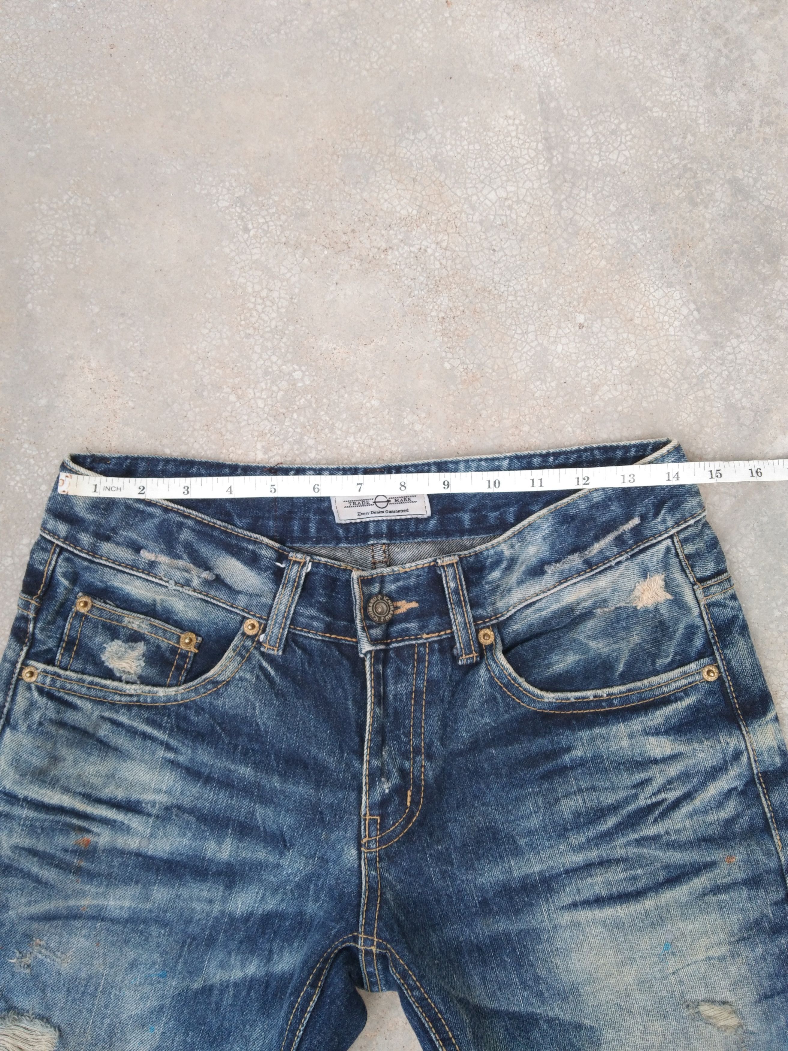 Japanese Brand Vintage Distressed Japan Jeans ICHIMARU Grunge Retro 28x32 Size US 28 / EU 44 - 8 Thumbnail