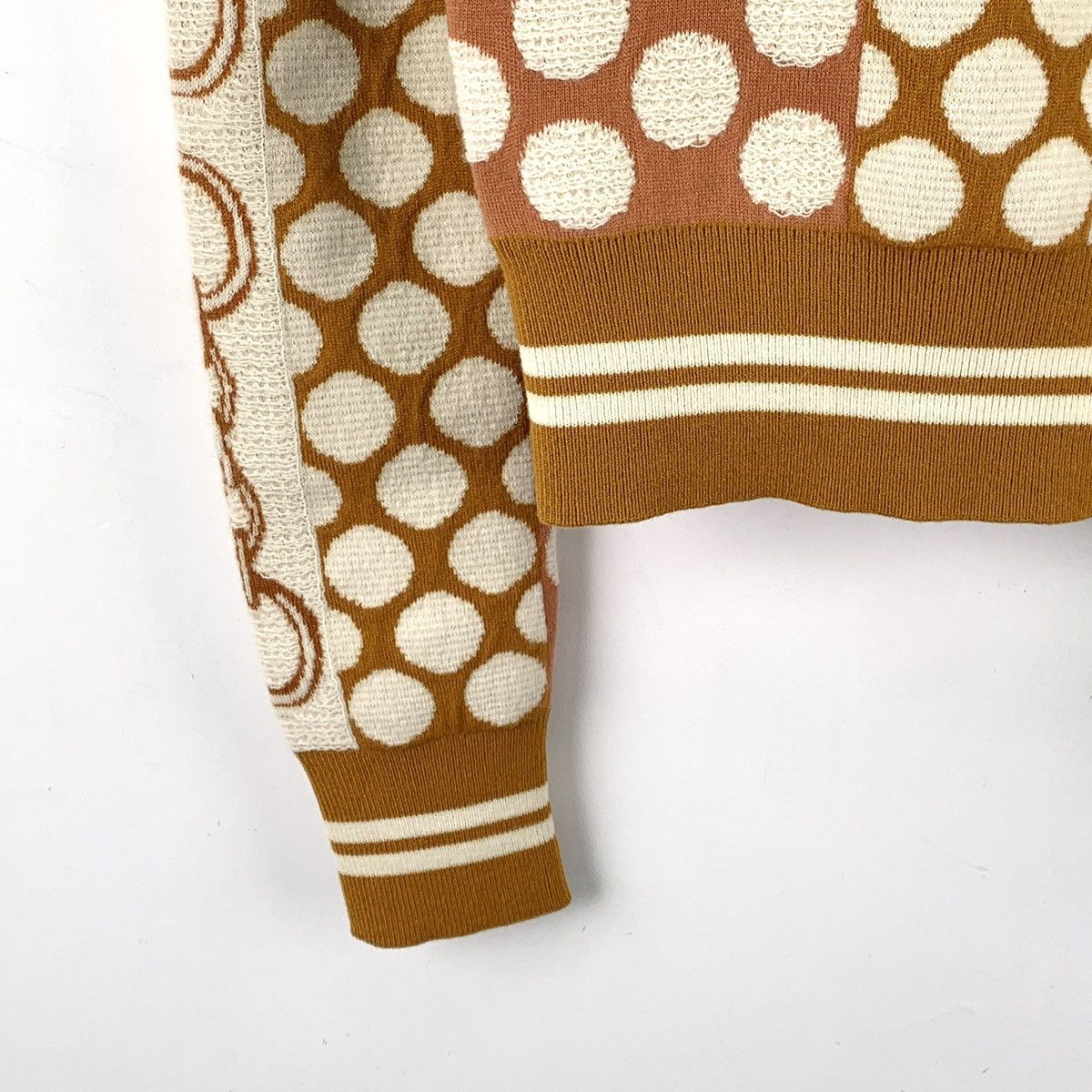 Hermes Hermes Brown Wool Long Sleeve Knit Sweater K26WX Size S / US 4 / IT 40 - 4 Thumbnail