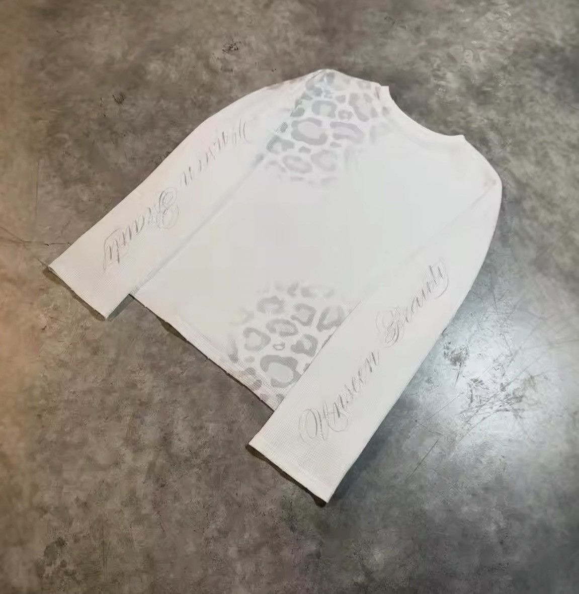Other Street Y2K Rare Creative Leopard Print Long Sleeve T-Shirt Size US S / EU 44-46 / 1 - 2 Thumbnail