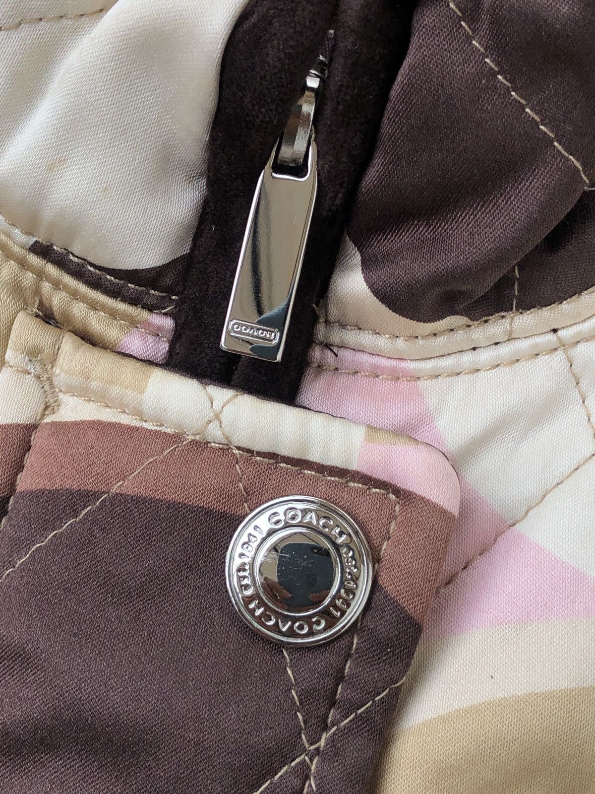 Coach Classic Coach Logo Pattern Print Quilted Vest Size S / US 4 / IT 40 - 5 Thumbnail