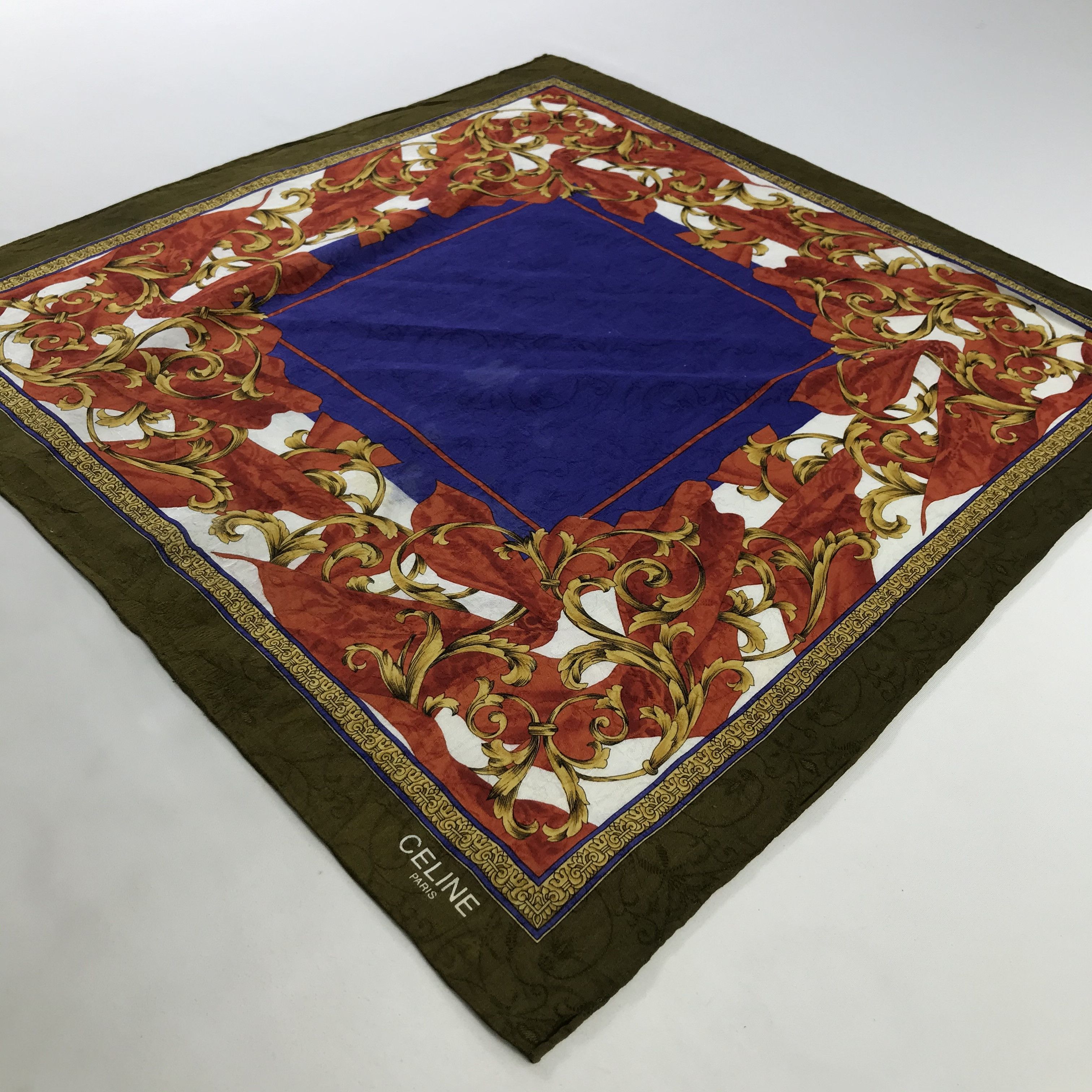 Celine × Vintage Celine Bandana / Handkerchief / Neckerchief - S1036 Size ONE SIZE - 2 Thumbnail