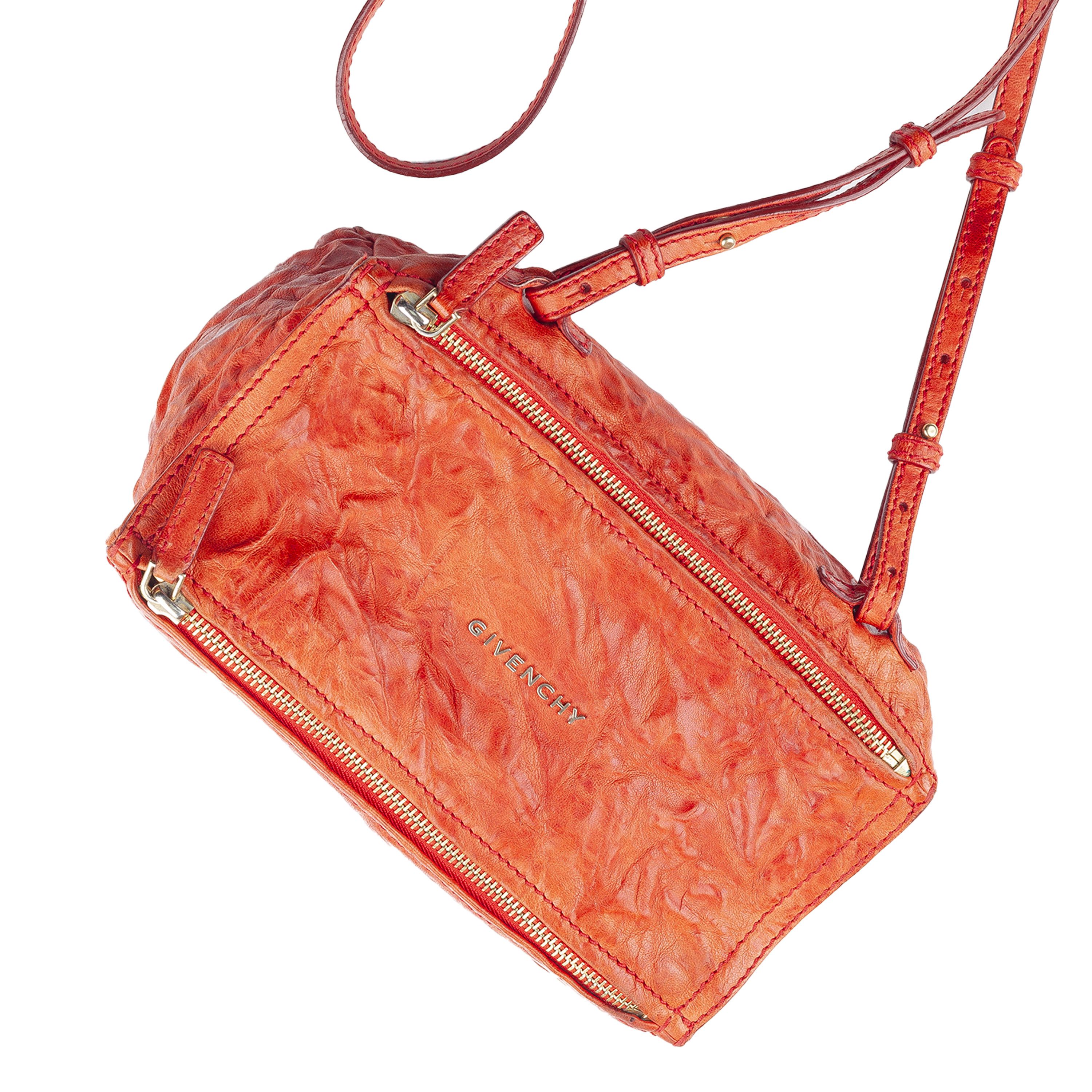 Givenchy Givenchy Paris Goatskin Coral Mini Pandora Vintage Bag Size ONE SIZE - 7 Thumbnail