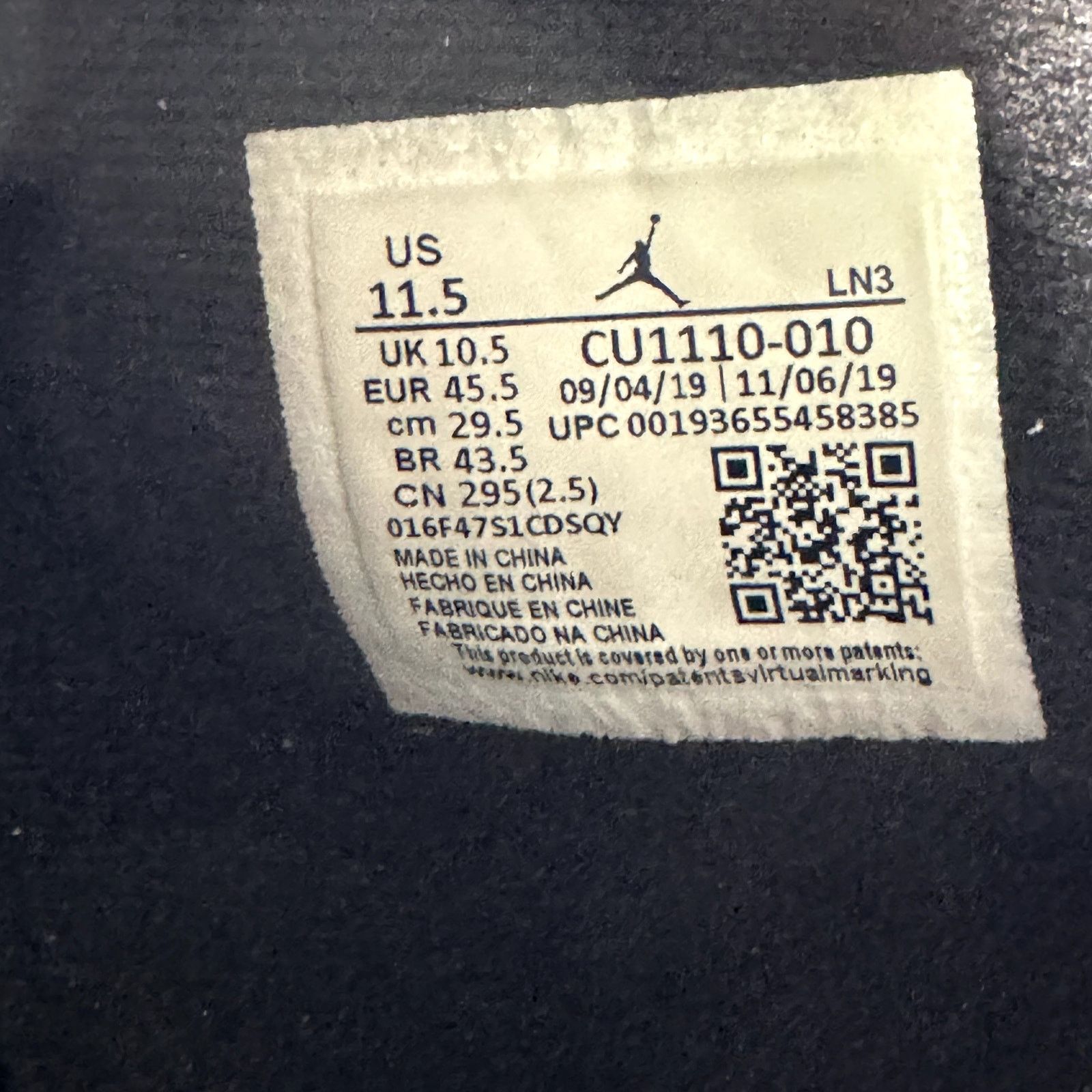 Jordan Brand × Nike Air Jordan 4 Retro Black Cat 2020 Men's Shoes - Size 11.5 Size US 11.5 / EU 44-45 - 7 Thumbnail