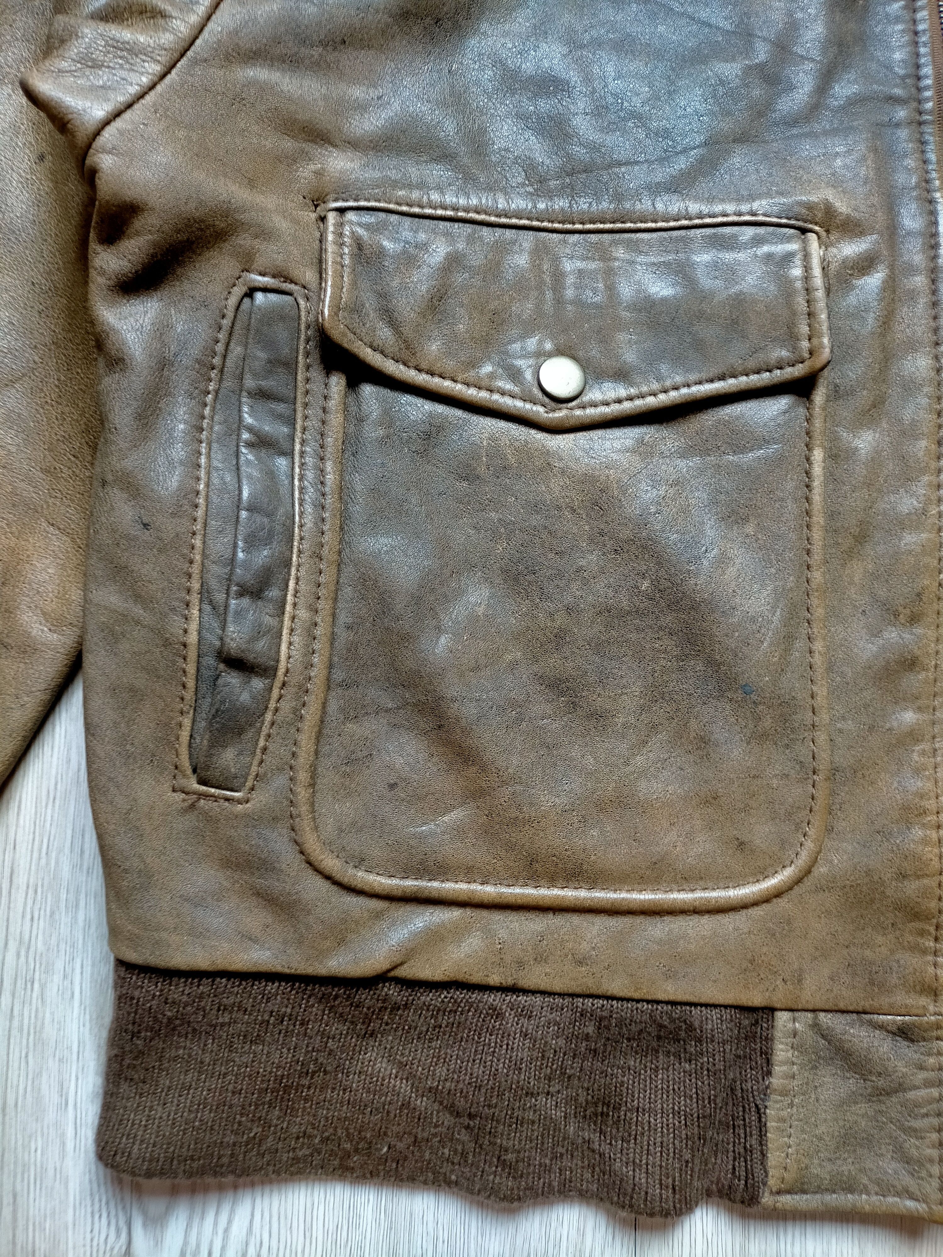 Burma Vintage 80s Burma Run Pilot Leather Jacket Size US M / EU 48-50 / 2 - 8 Thumbnail